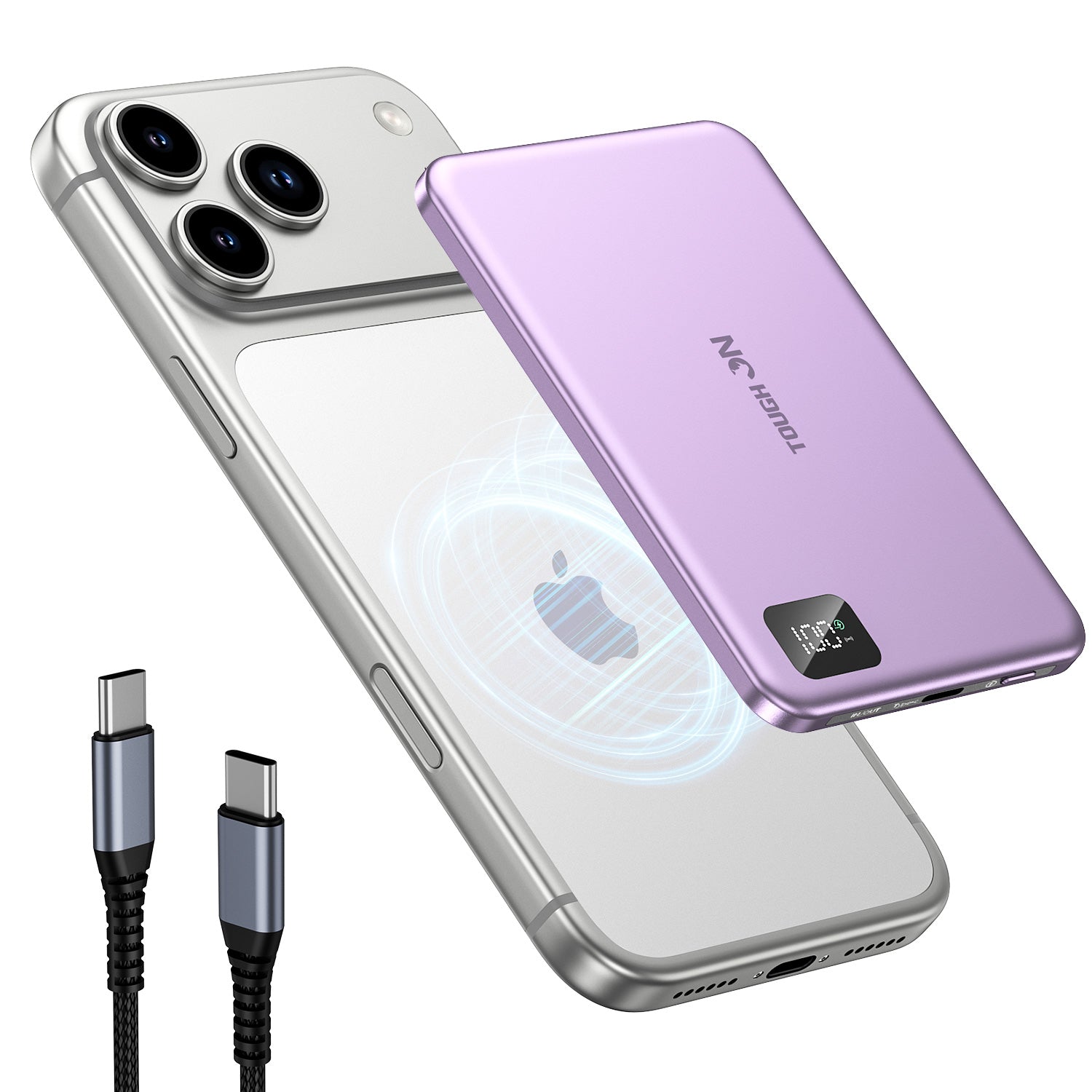 Tough On 5000mAh Ultra Slim Magnetic Power Bank