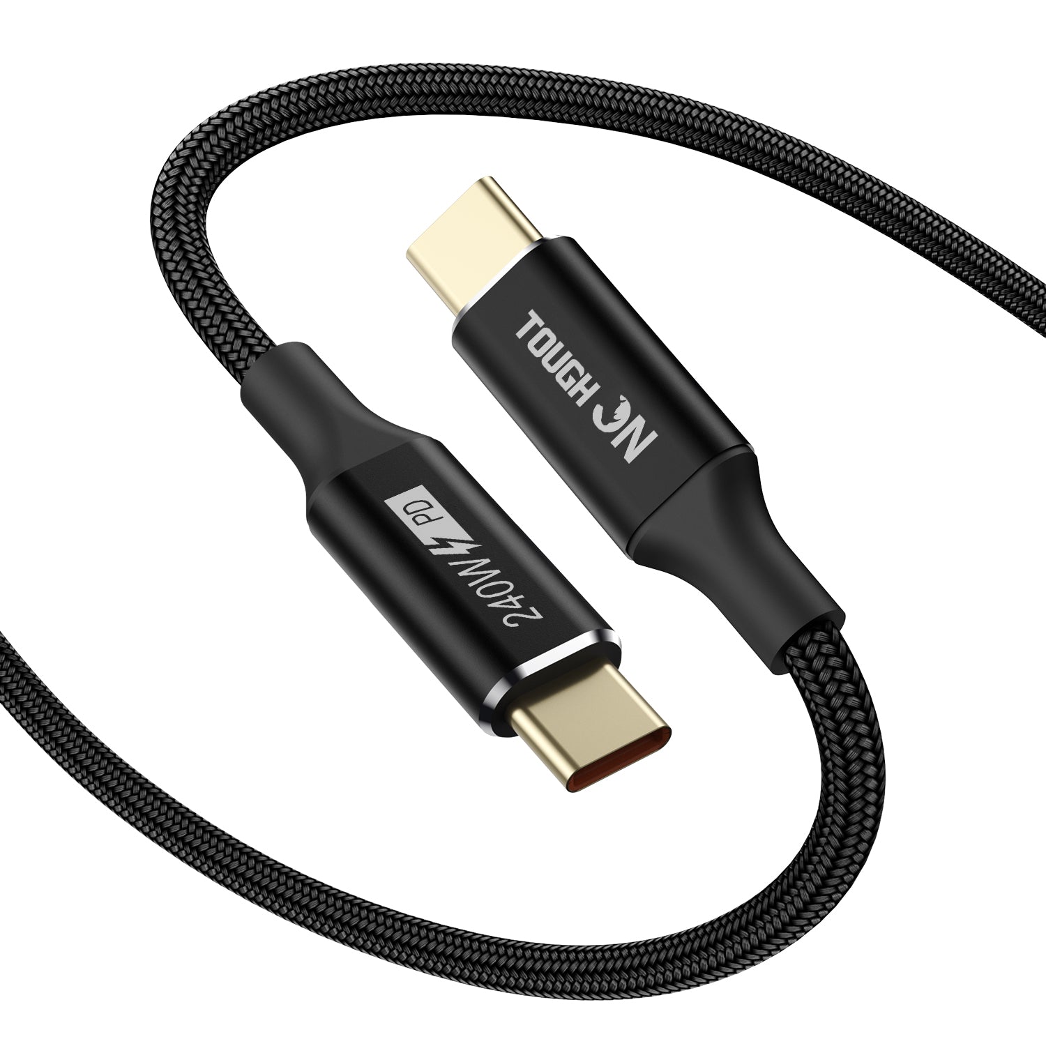 Tough On 240W USB-C Fast Charging Cable PD 3.1 Nylon Braided