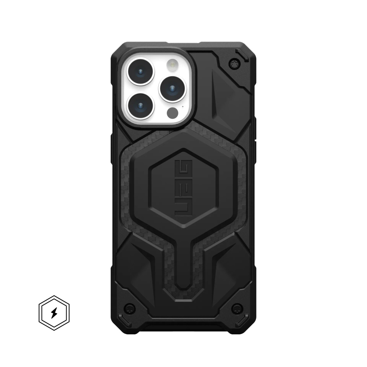 UAG iPhone 15 Pro Case Monarch Pro Magsafe Carbon Fiber