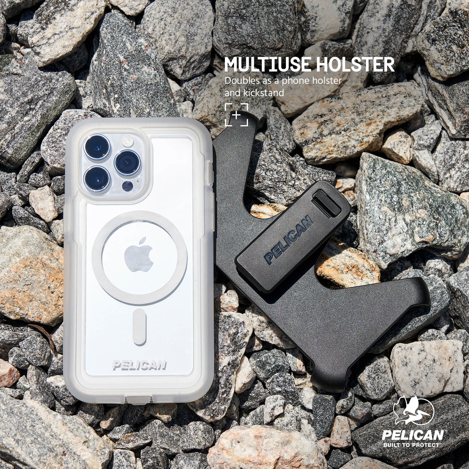 Pelican iPhone 15 Pro Max Case Great Dane Voyager w/ MagSafe Clear