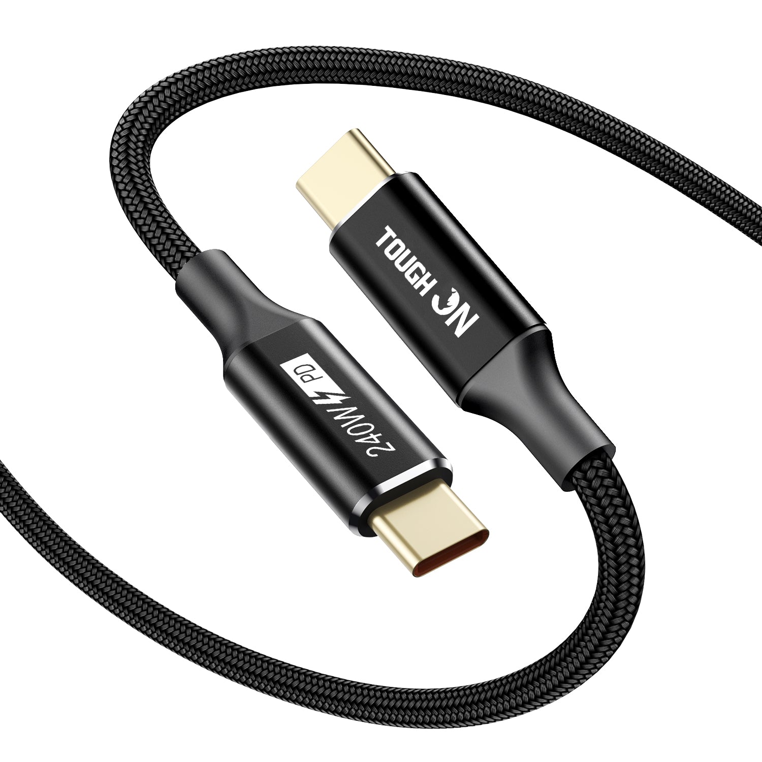 Tough On 240W USB-C Fast Charging Cable PD 3.1 Nylon Braided