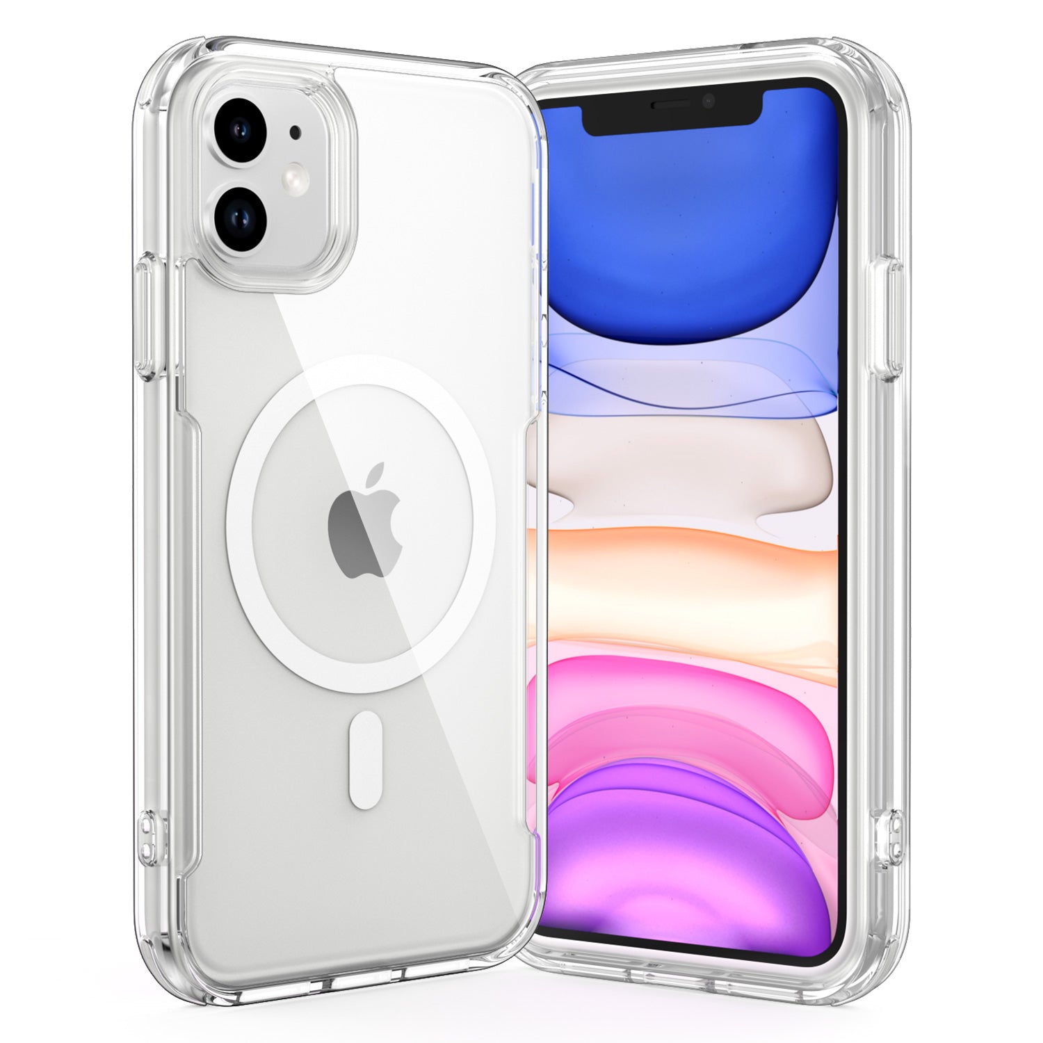 Tough On Clear MagSafe Case with No Yellowing for iPhone