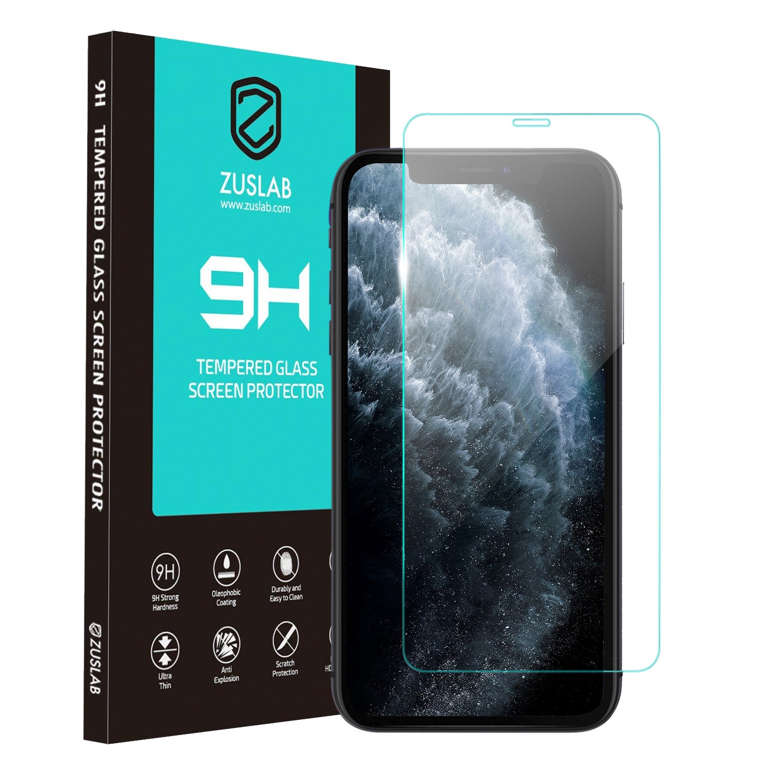 Zuslab iPhone 11 Pro Max / XS Max Tempered Glass Screen Protector