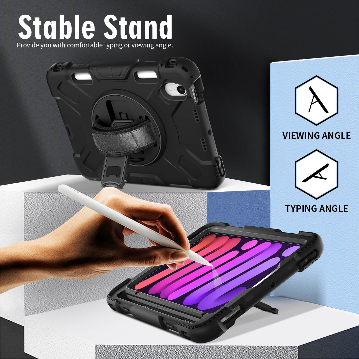 Tough On iPad mini 7/mini 6 Rugged Protection Case