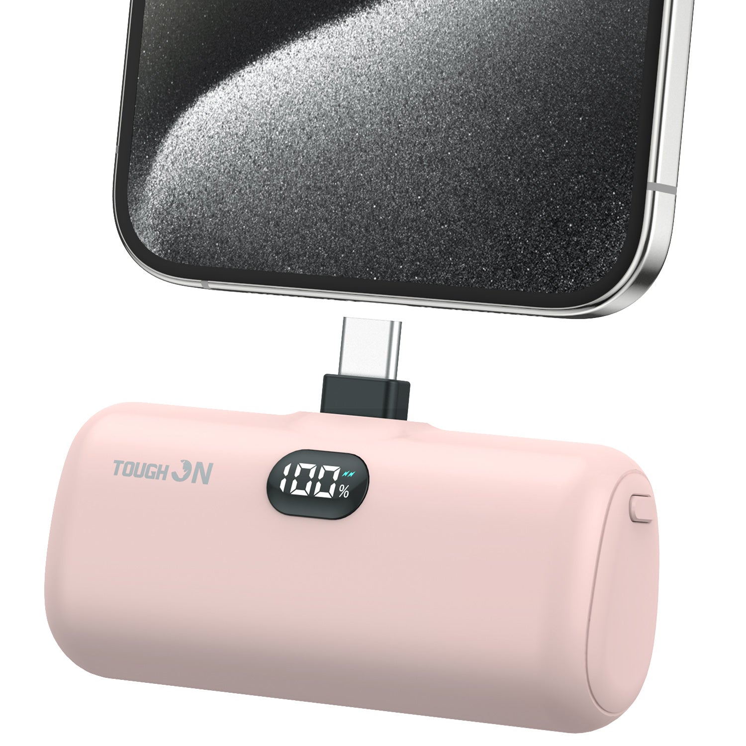 Tough On Mini Portable Charger 5000mAh Power Bank USB C Charging for Samsung Android iPhone 15 / 16 / 17 Series