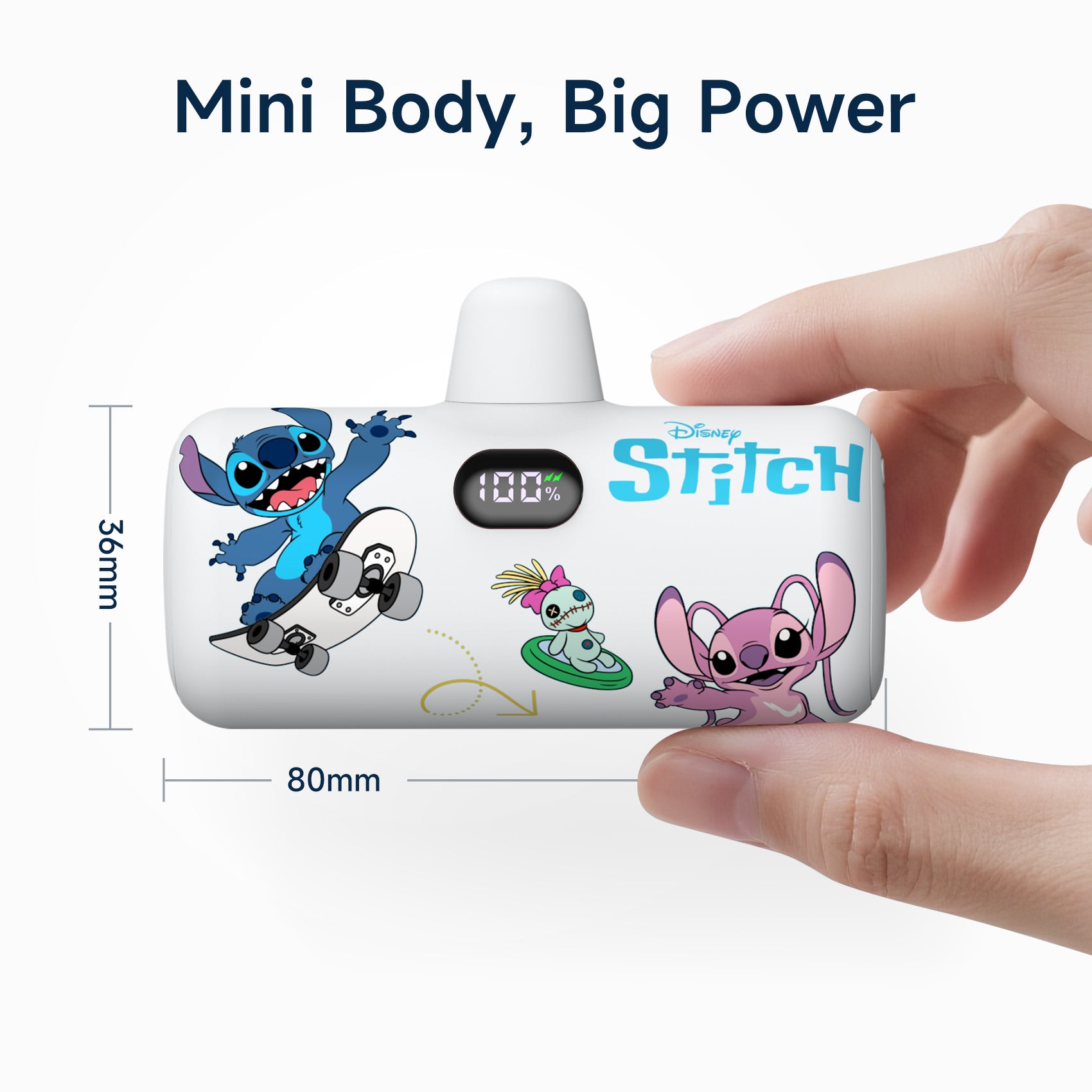 Disney Compact Power Bank 5000mAh with USB-C Connector