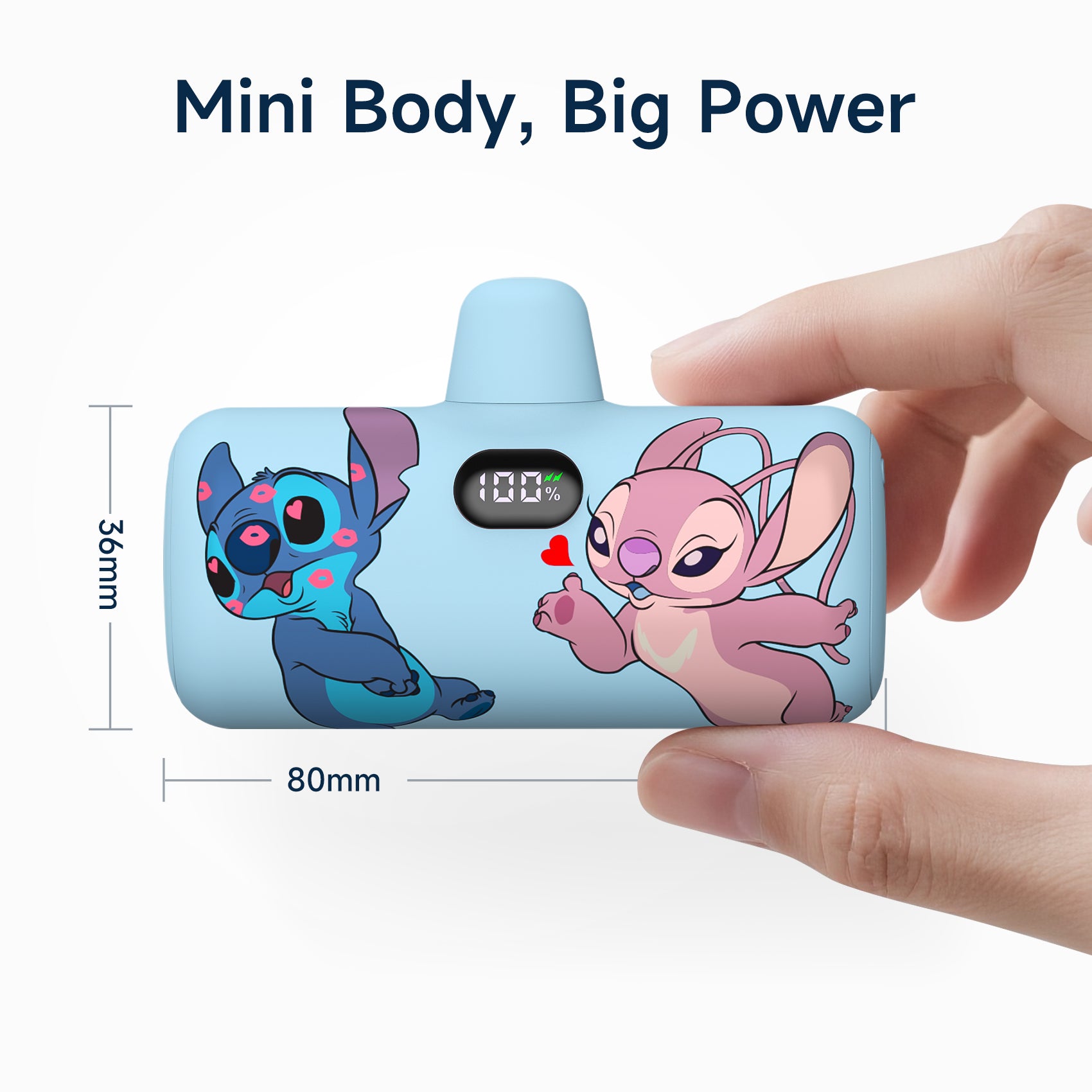 Disney Compact Power Bank 5000mAh with Lightning Connector