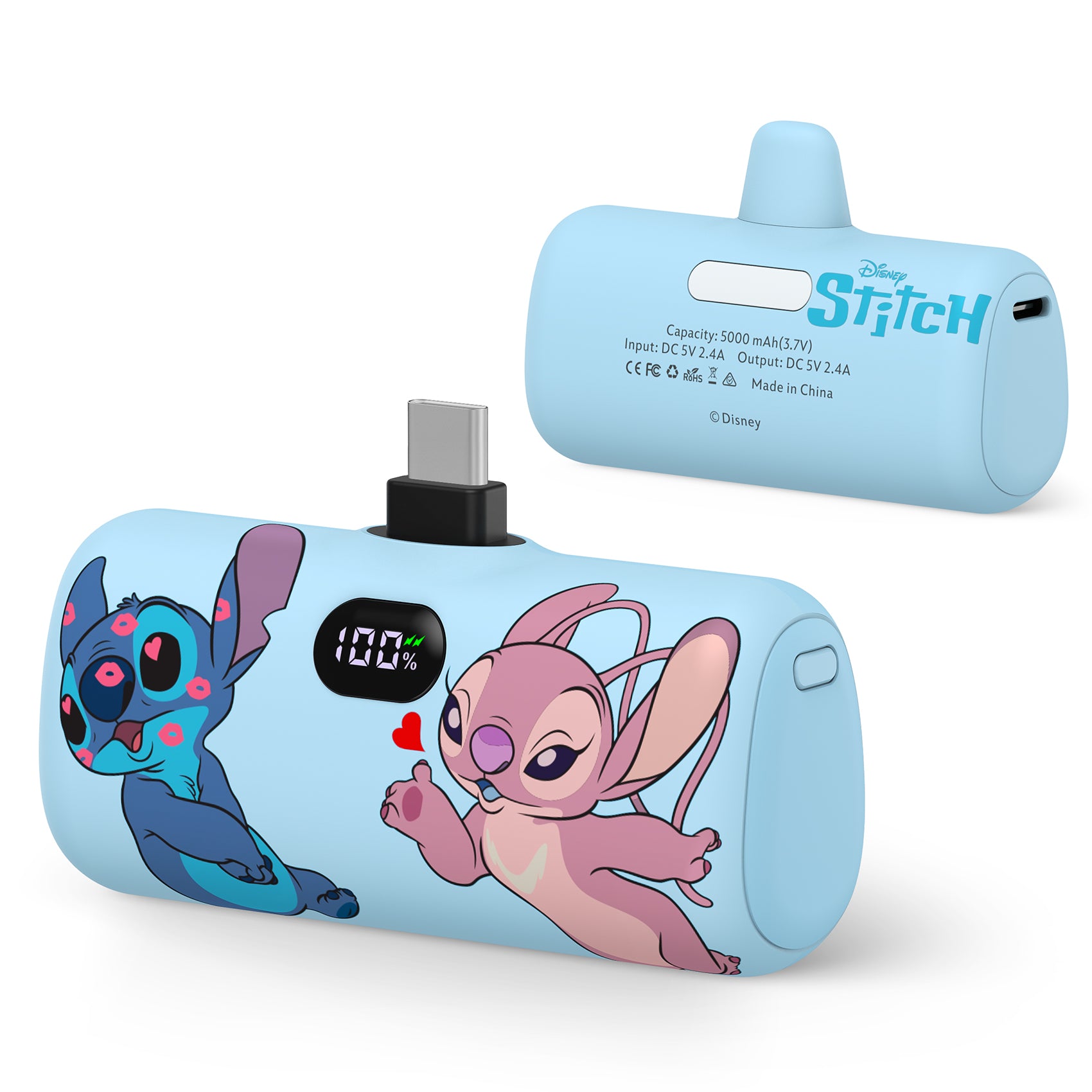 Disney Compact Power Bank 5000mAh with USB-C Connector