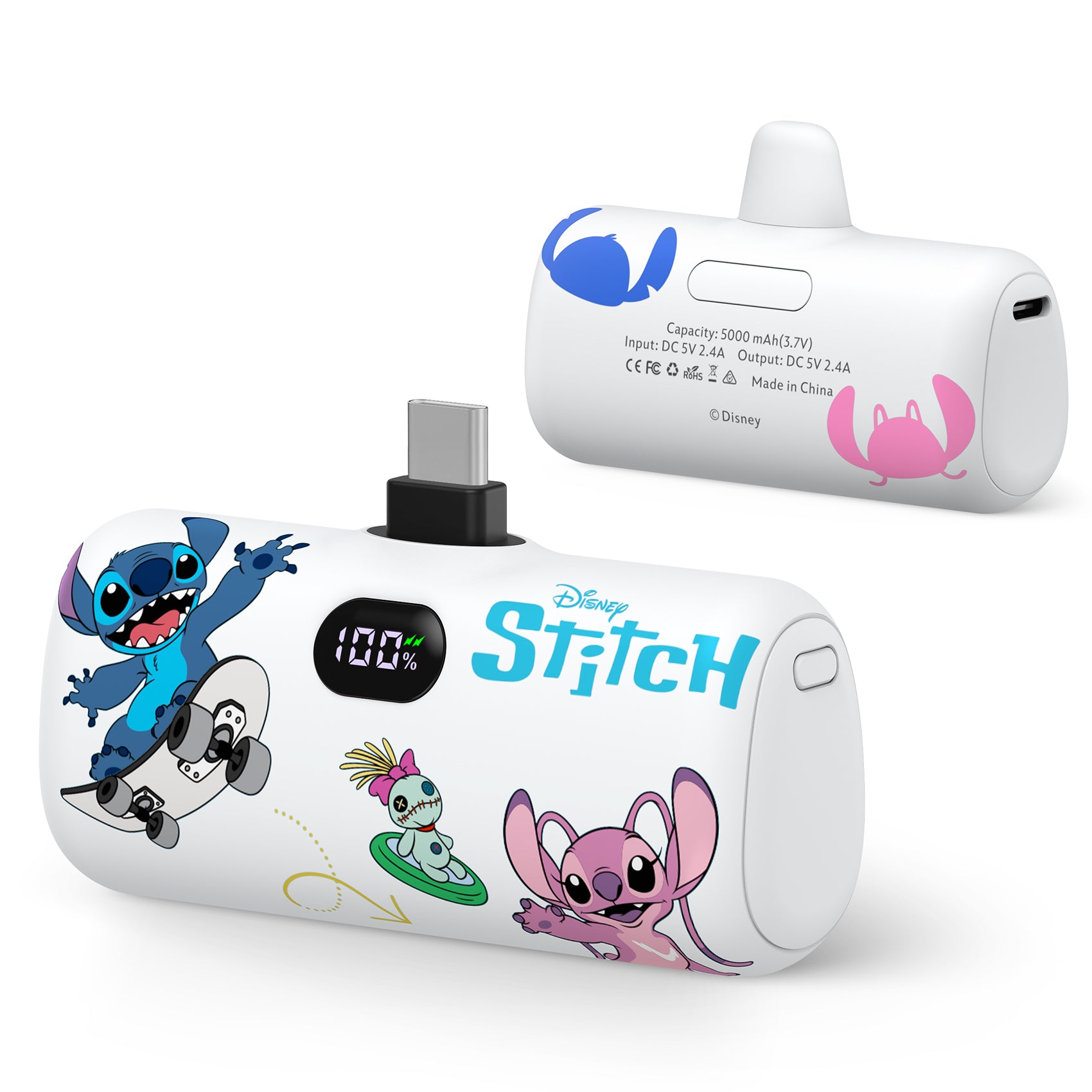Disney Compact Power Bank 5000mAh with USB-C Connector