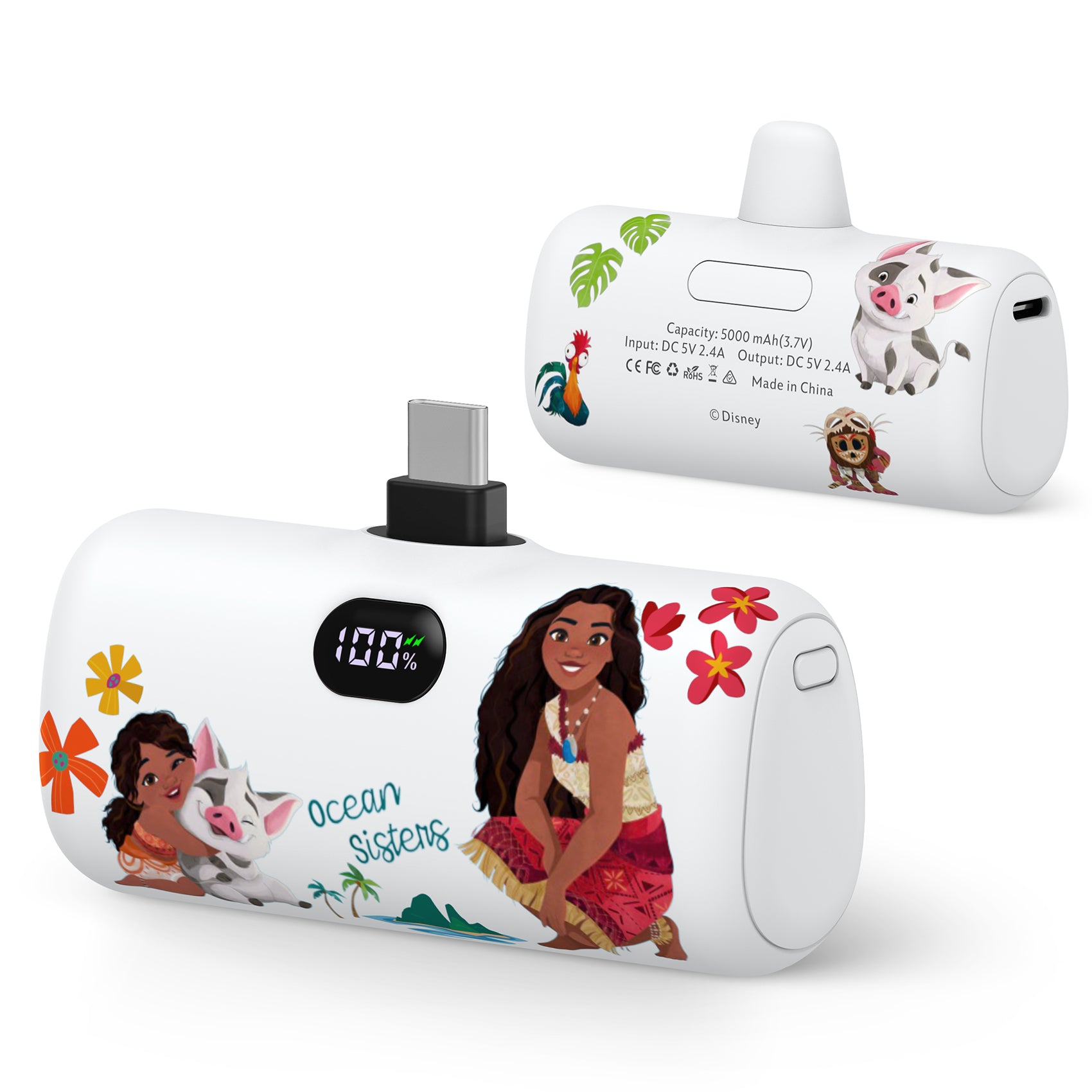 Disney Compact Power Bank 5000mAh with USB-C Connector