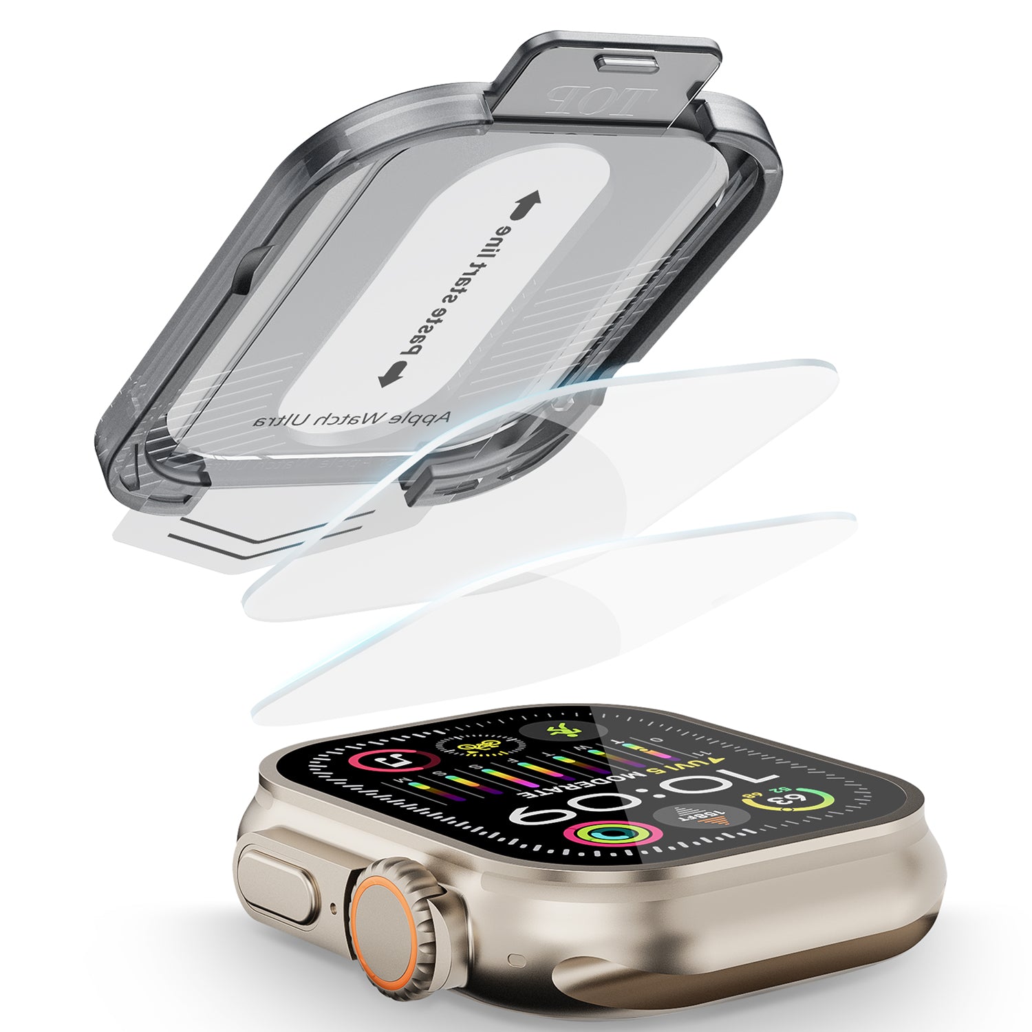 Tough On Apple Watch Ultra Ultra Screen Protector Tempered Glass w