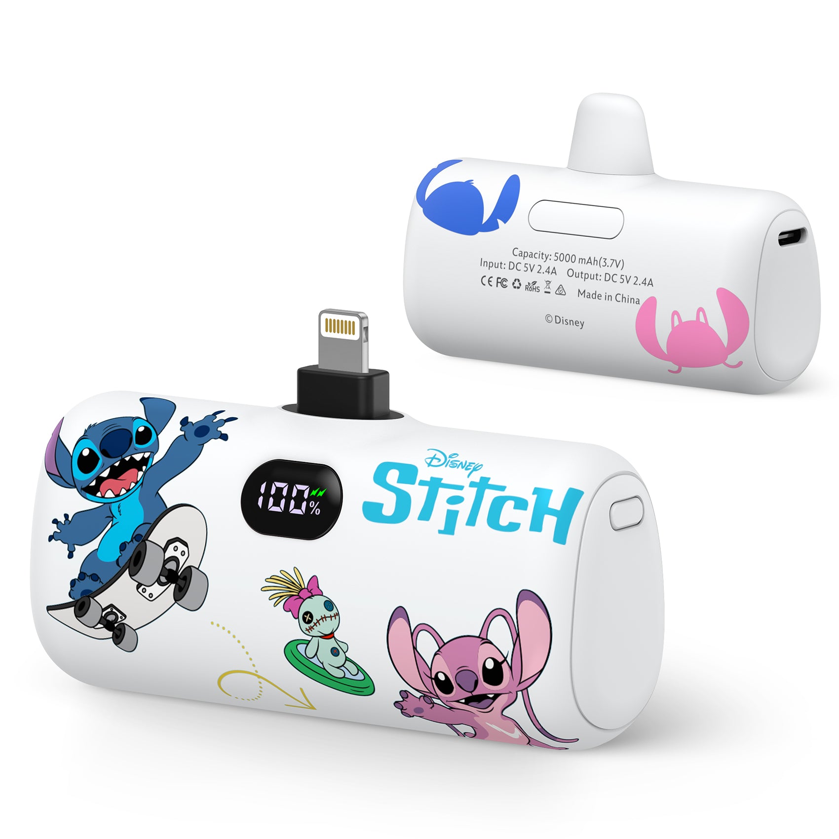 Disney Compact Power Bank 5000mAh with Lightning Connector
