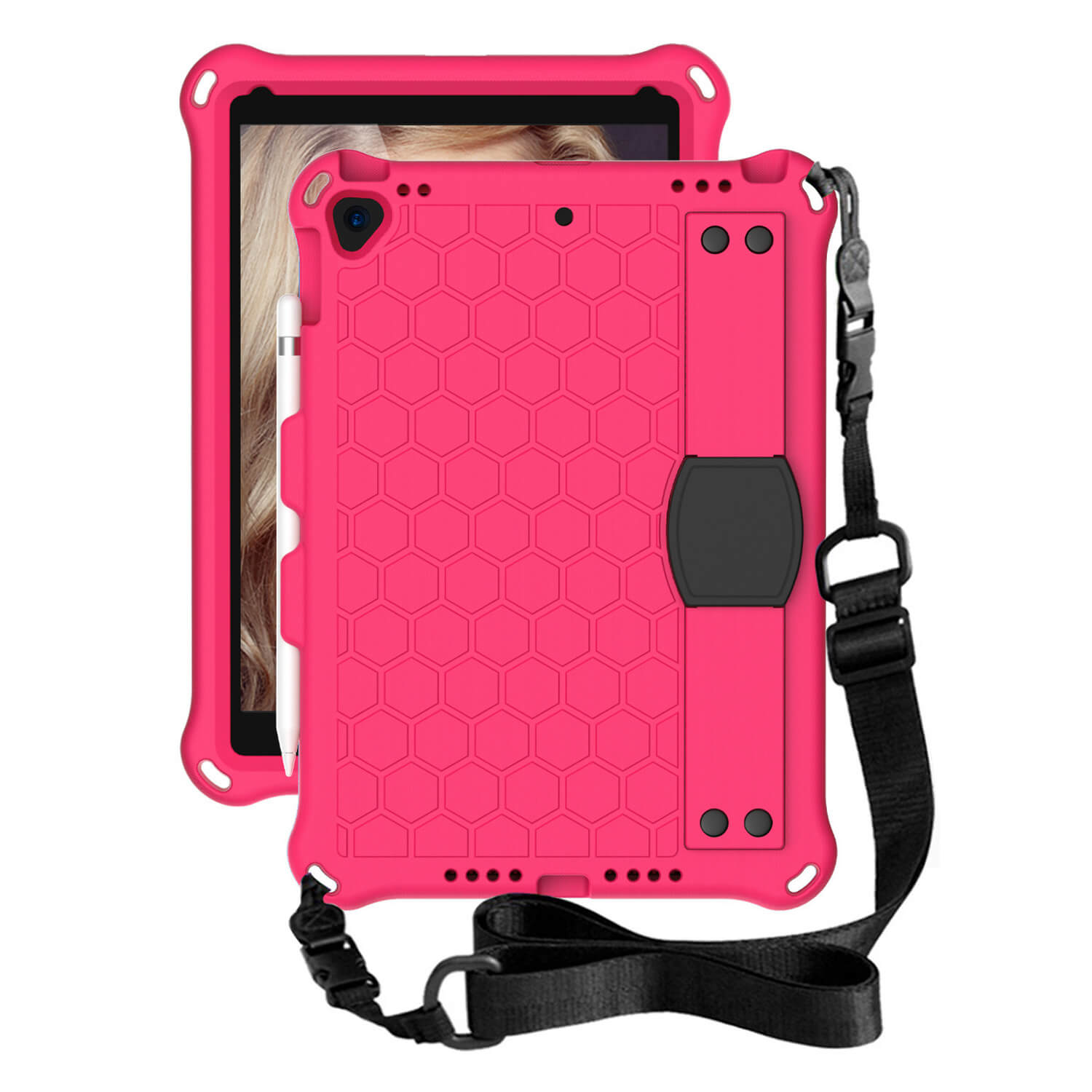 Tough On iPad 7 / 8 / 9th Gen 10.2” Case Beehive Style EVA