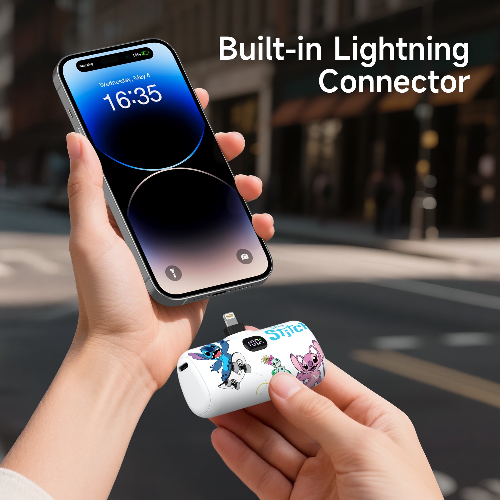 Disney Compact Power Bank 5000mAh with Lightning Connector