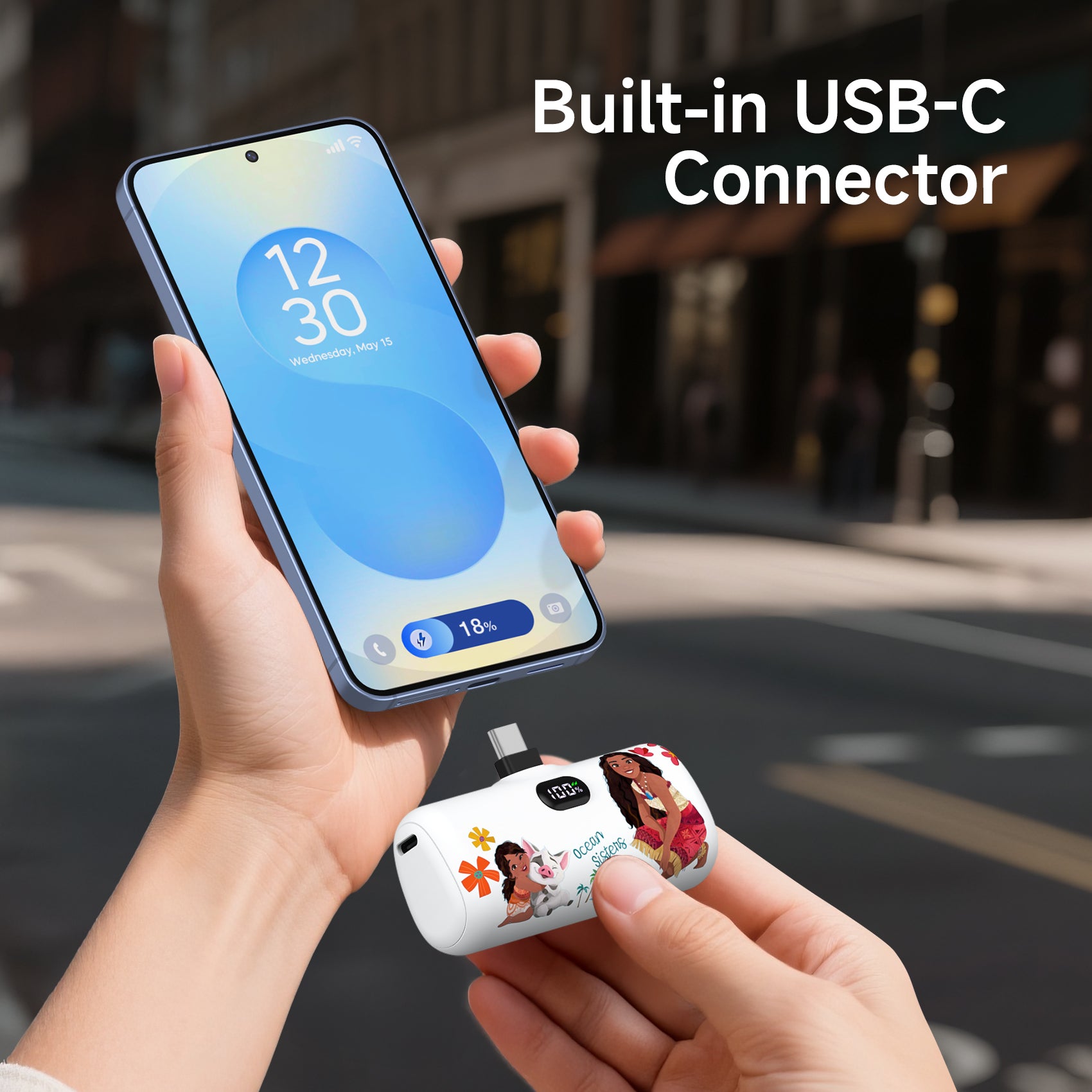 Disney Compact Power Bank 5000mAh with USB-C Connector