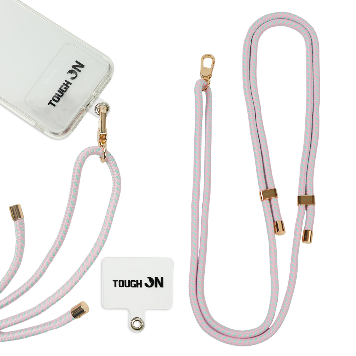 Tough On Rope Phone Strap with Card Crossbody Phone Lanyard