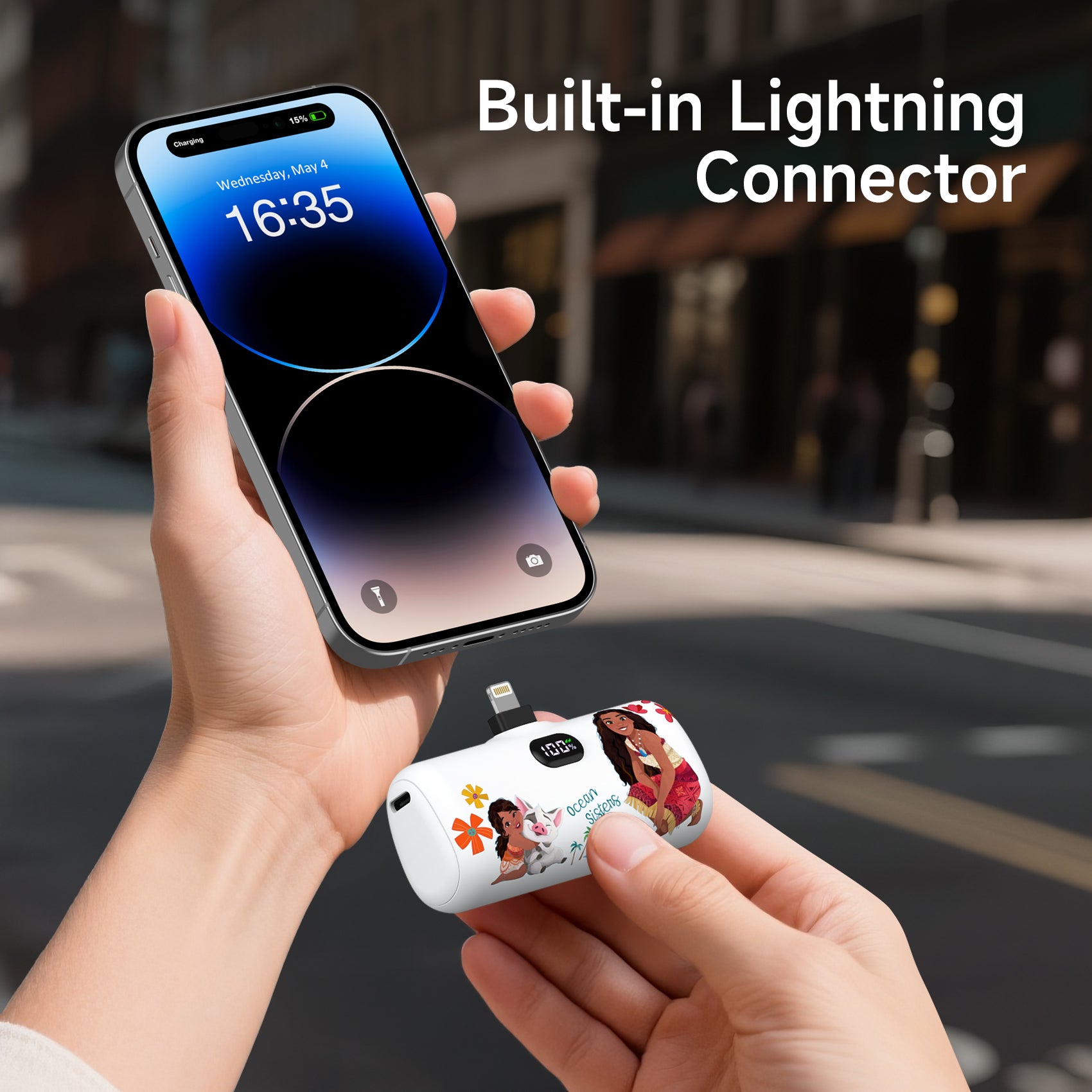 Disney Compact Power Bank 5000mAh with Lightning Connector