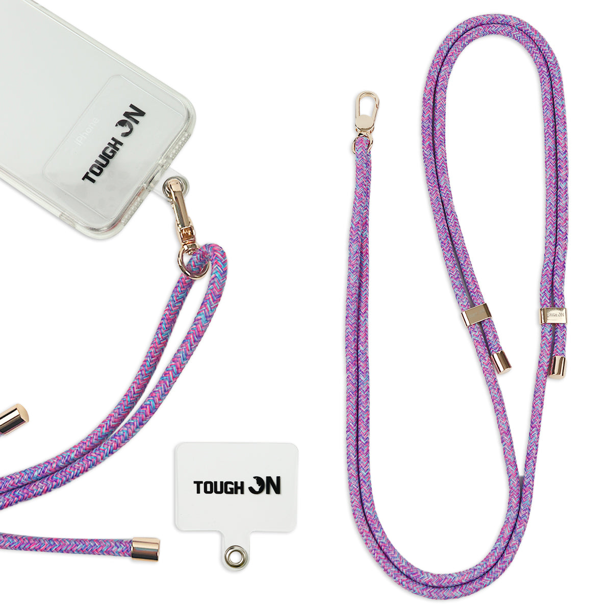 Tough On Rope Phone Strap with Card Crossbody Phone Lanyard