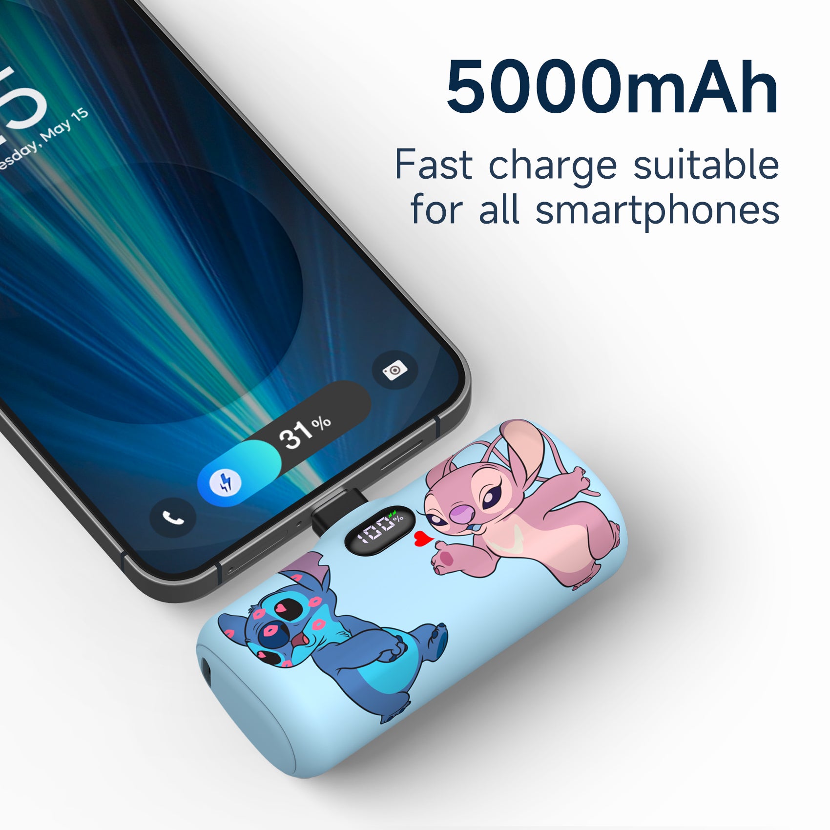 Disney Compact Power Bank 5000mAh with USB-C Connector
