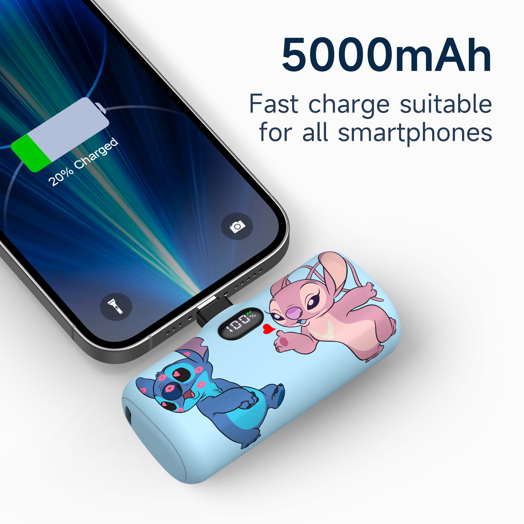 Disney Compact Power Bank 5000mAh with Lightning Connector