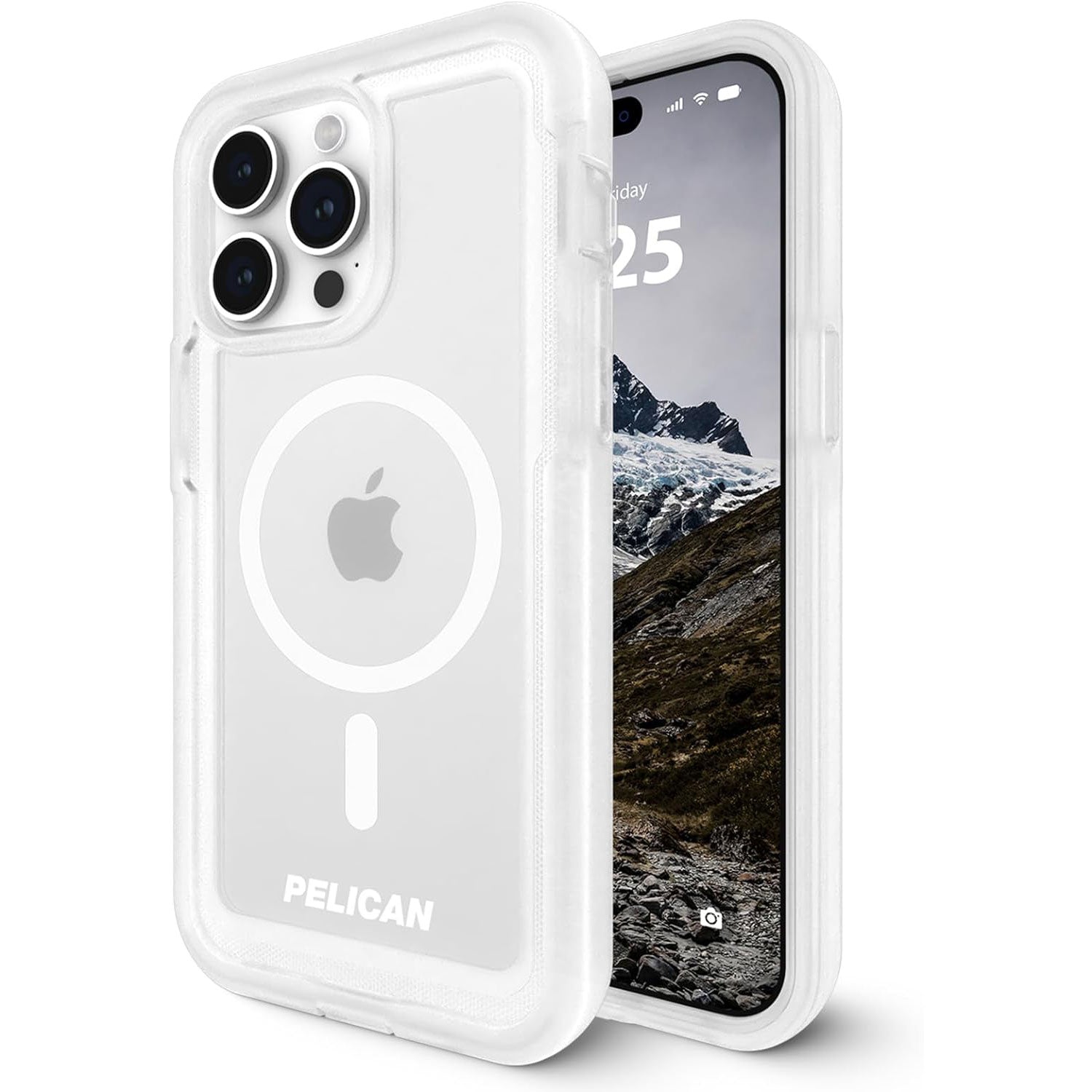 Pelican iPhone 15 Pro Case Great Dane Voyager with MagSafe Clear