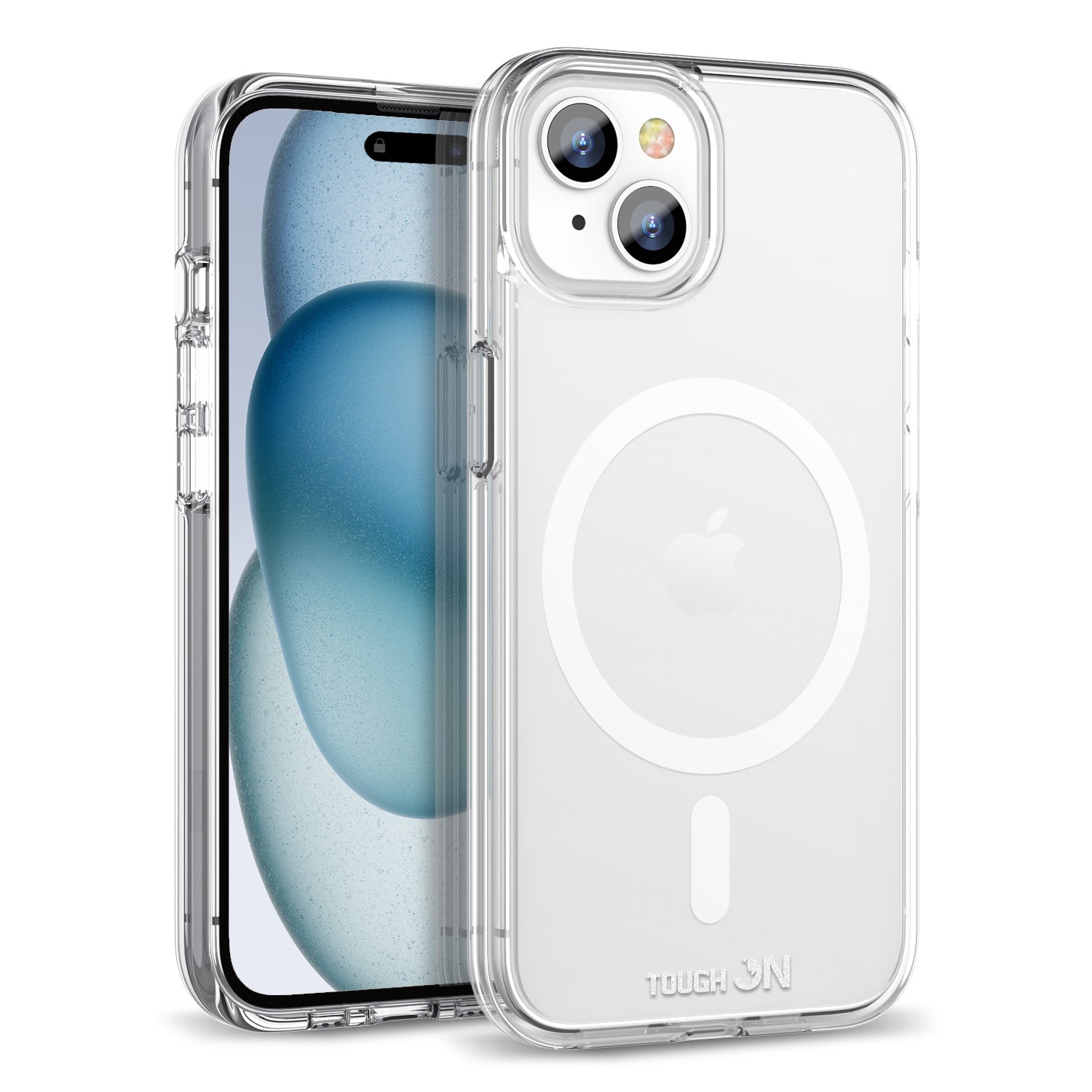 Tough On iPhone 15 Clear Case with Magsafe