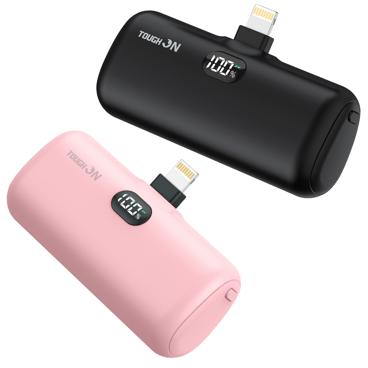 2 Pack Tough On Mini Portable Charger
