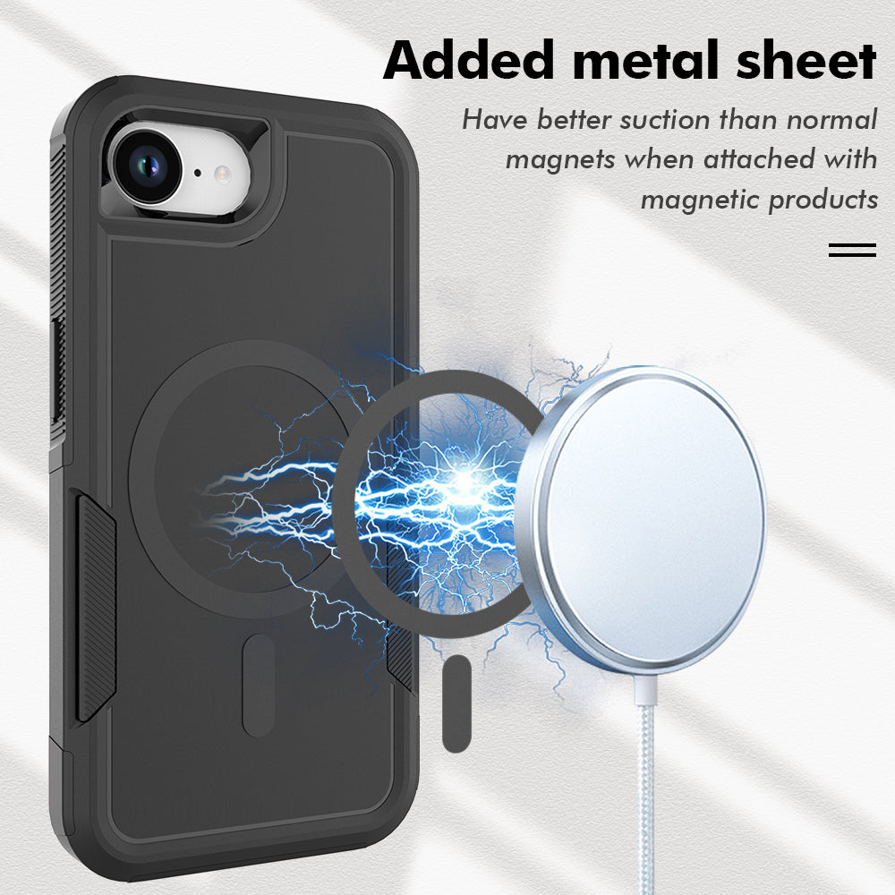 Tough On iPhone 16e Case with MagSafe Armor Black