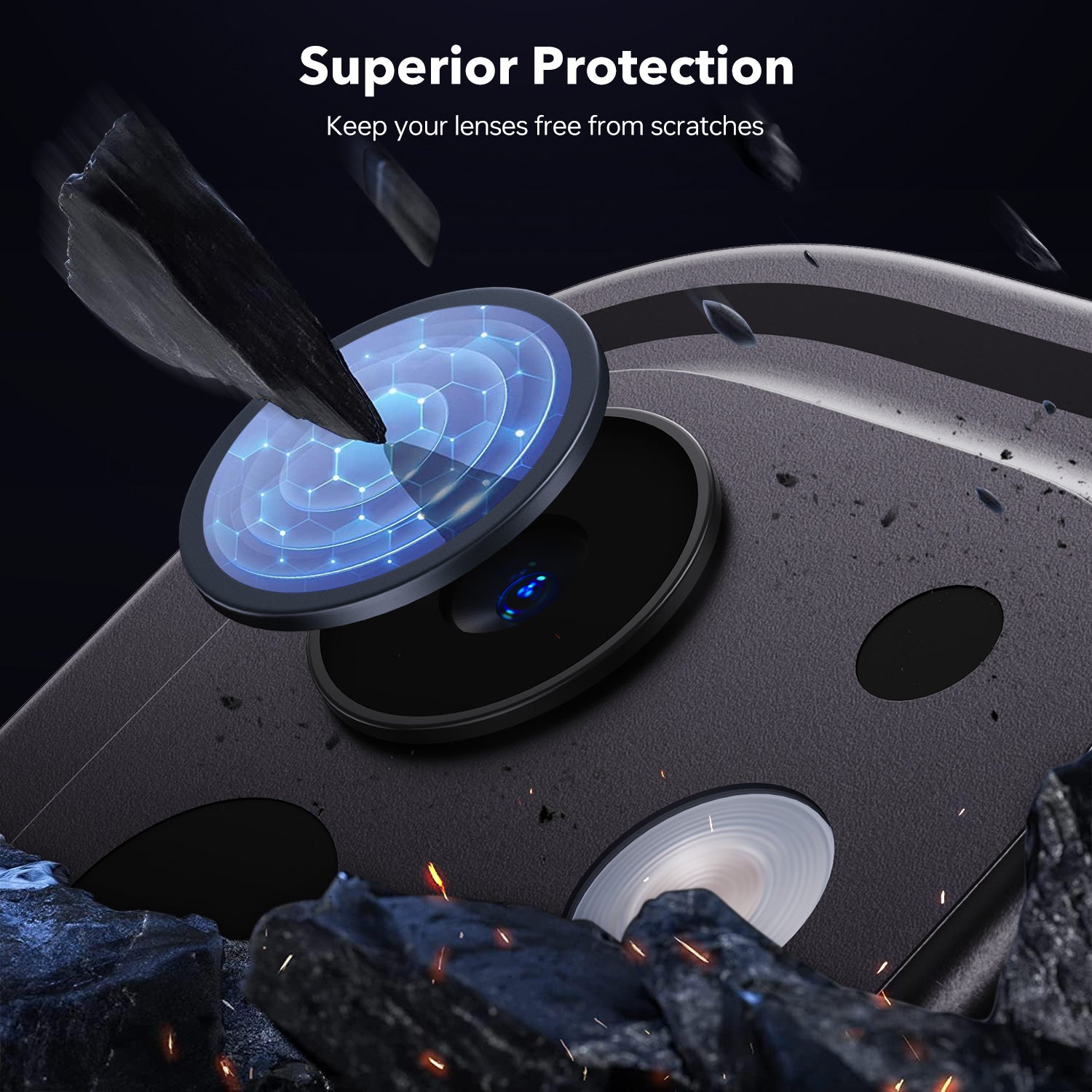 Tough On iPad Pro 11" 2024 Rear Camera Protector Tempered Glass