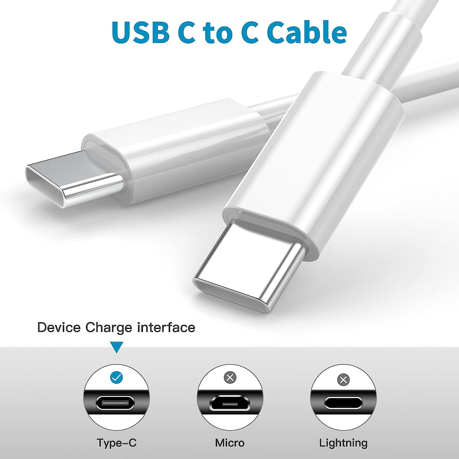 Tough On Type-C to Type-C Charging Cable 0.3M