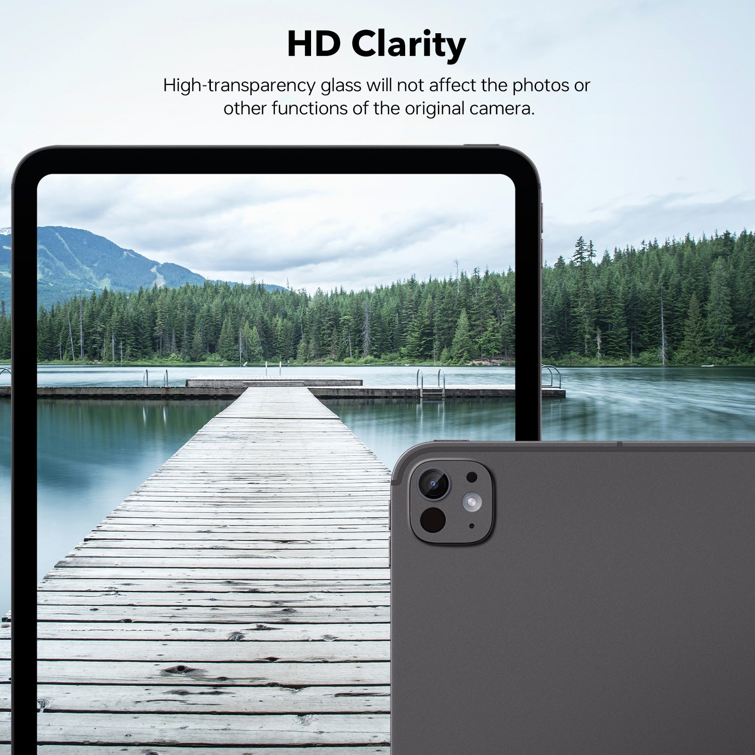 Tough On iPad Pro 11" 2024 Rear Camera Protector Tempered Glass