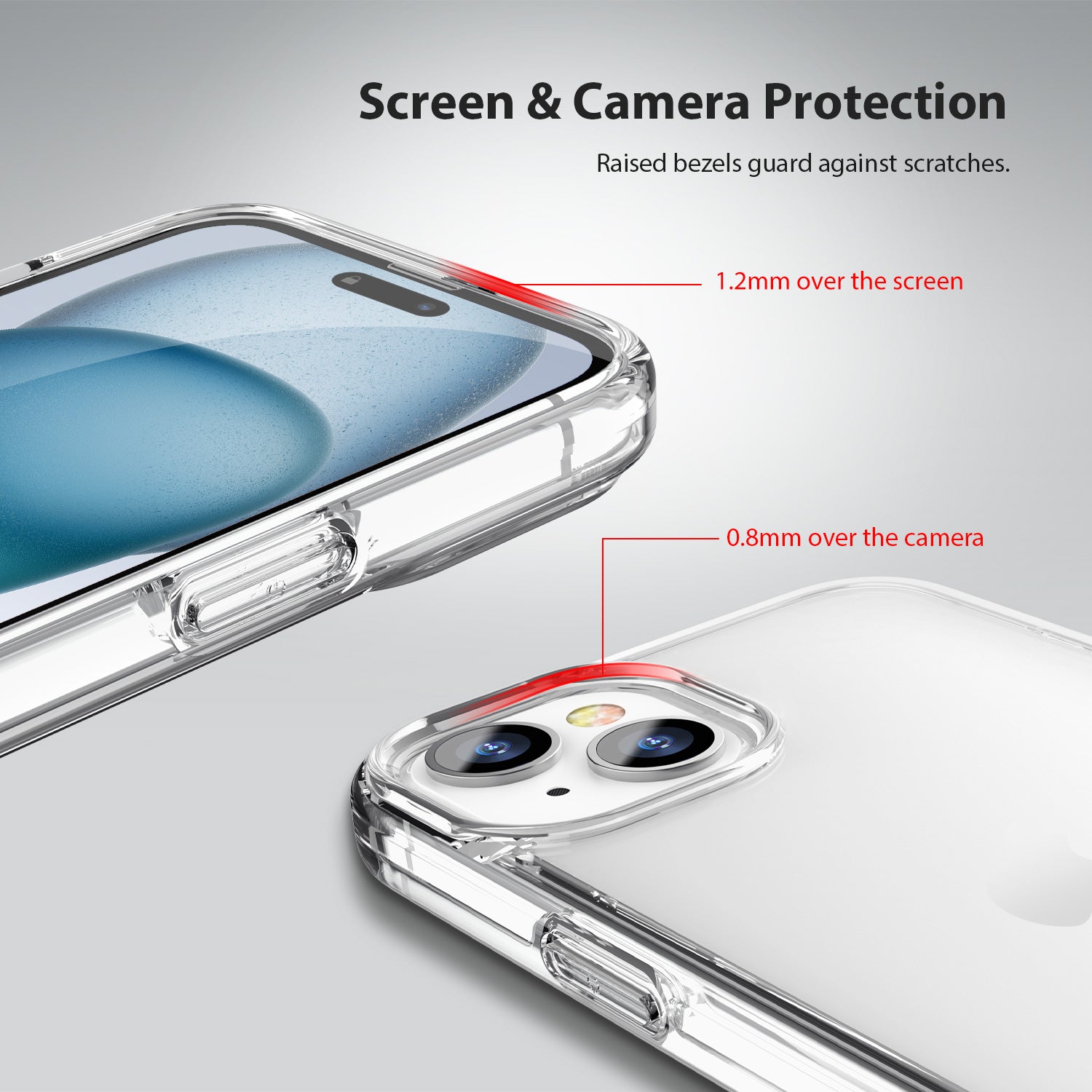 Tough On iPhone 15 Plus Case Clear
