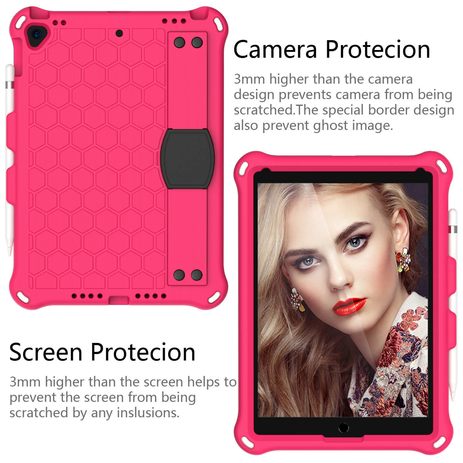 Tough On iPad 7 / 8 / 9th Gen 10.2” Case Beehive Style EVA