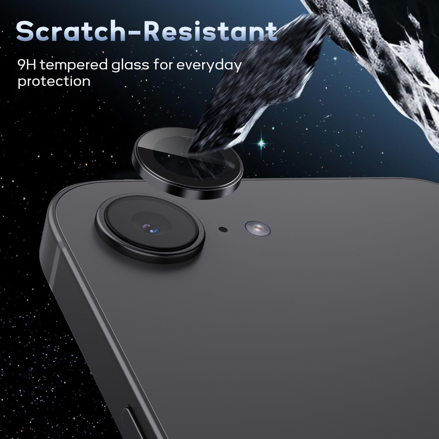 Tough On iPhone 16e Camera lens Protector Tempered Glass Individual Ring