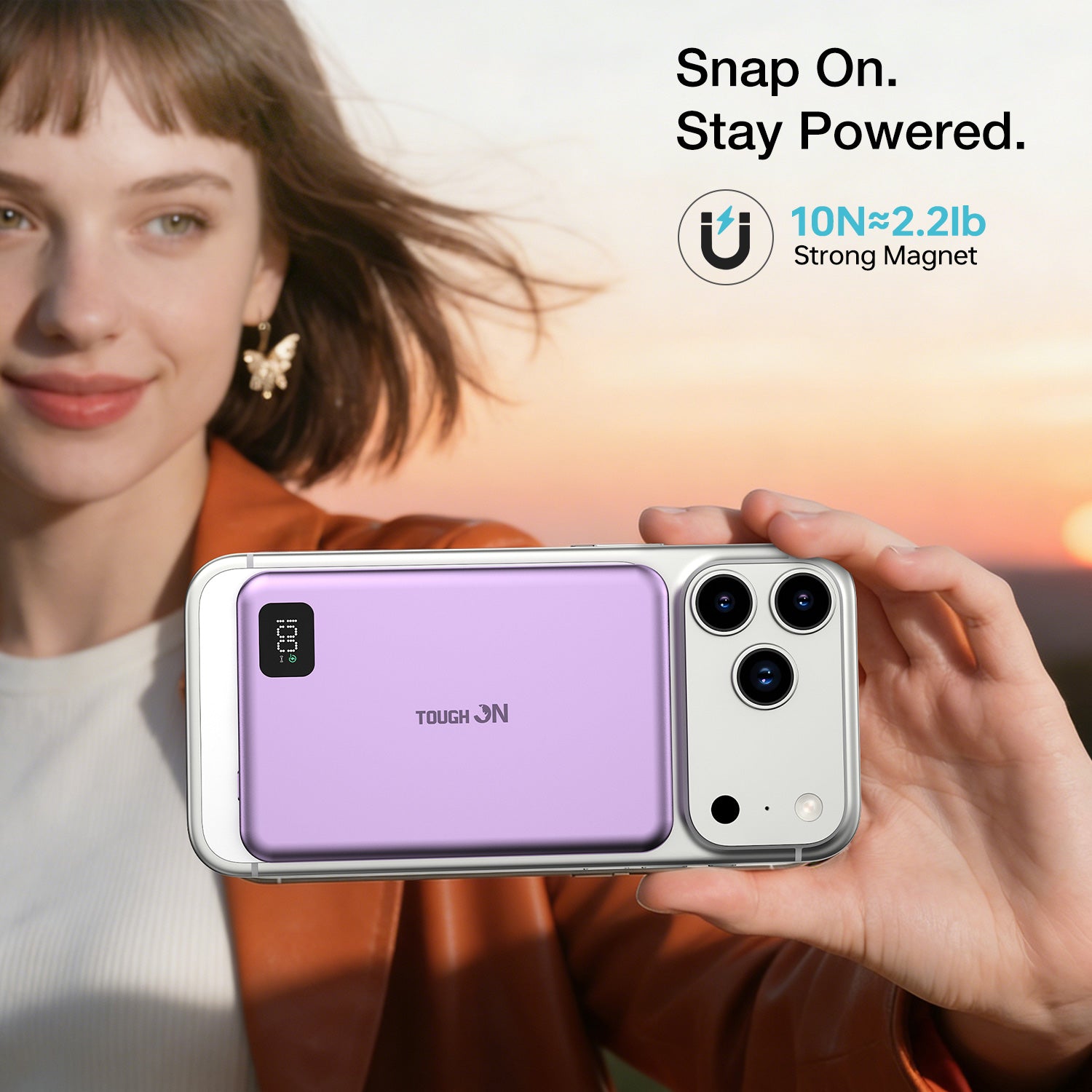 Tough On 10000mAh Magnetic Power Bank