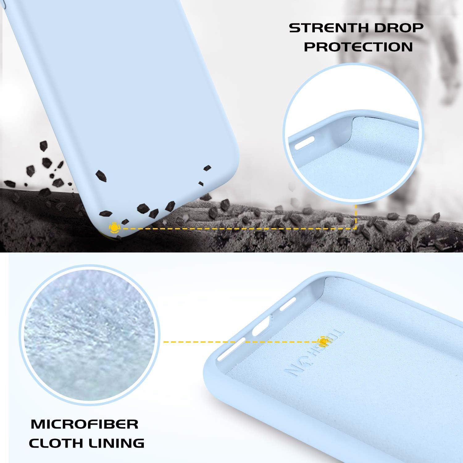 Tough on iPhone 11 Pro Max Case Liquid Silicone