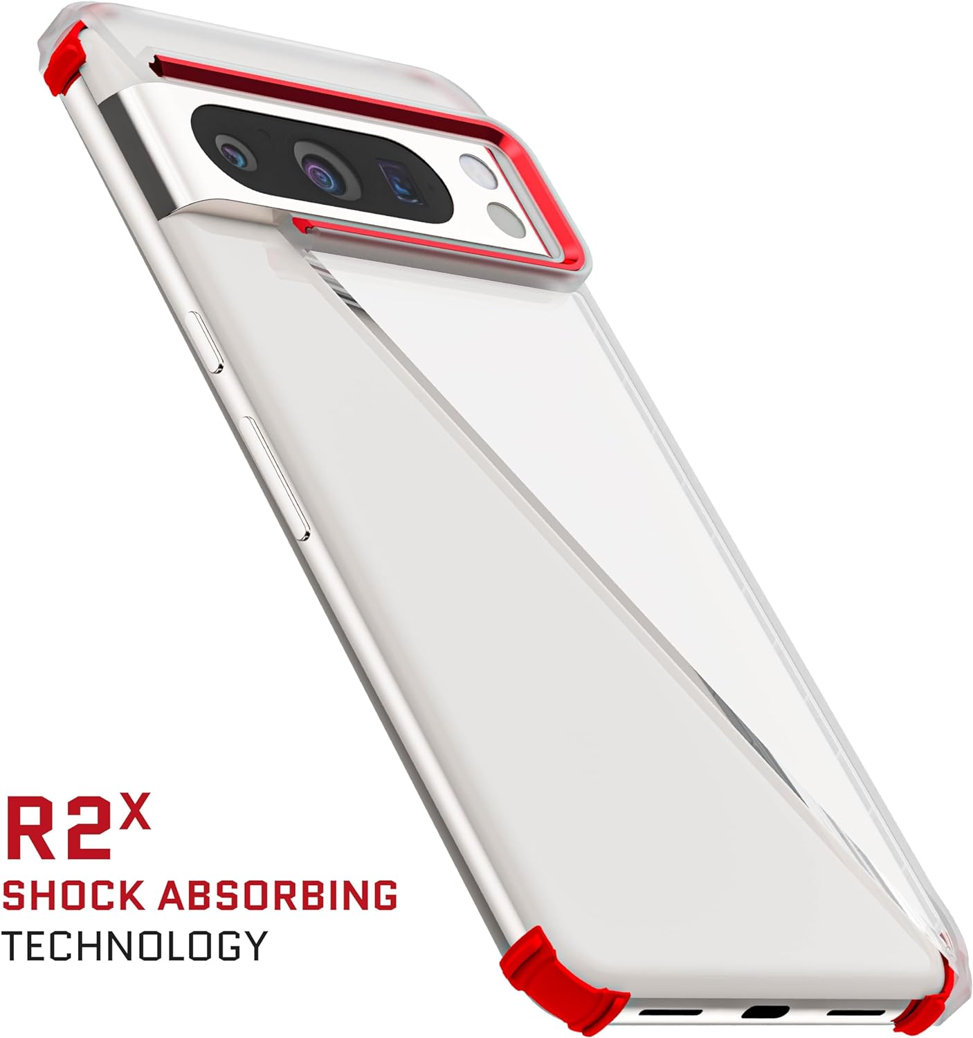 Ghostek Google Pixel 8 Pro Covert Ultra-Thin Clear Case Clear