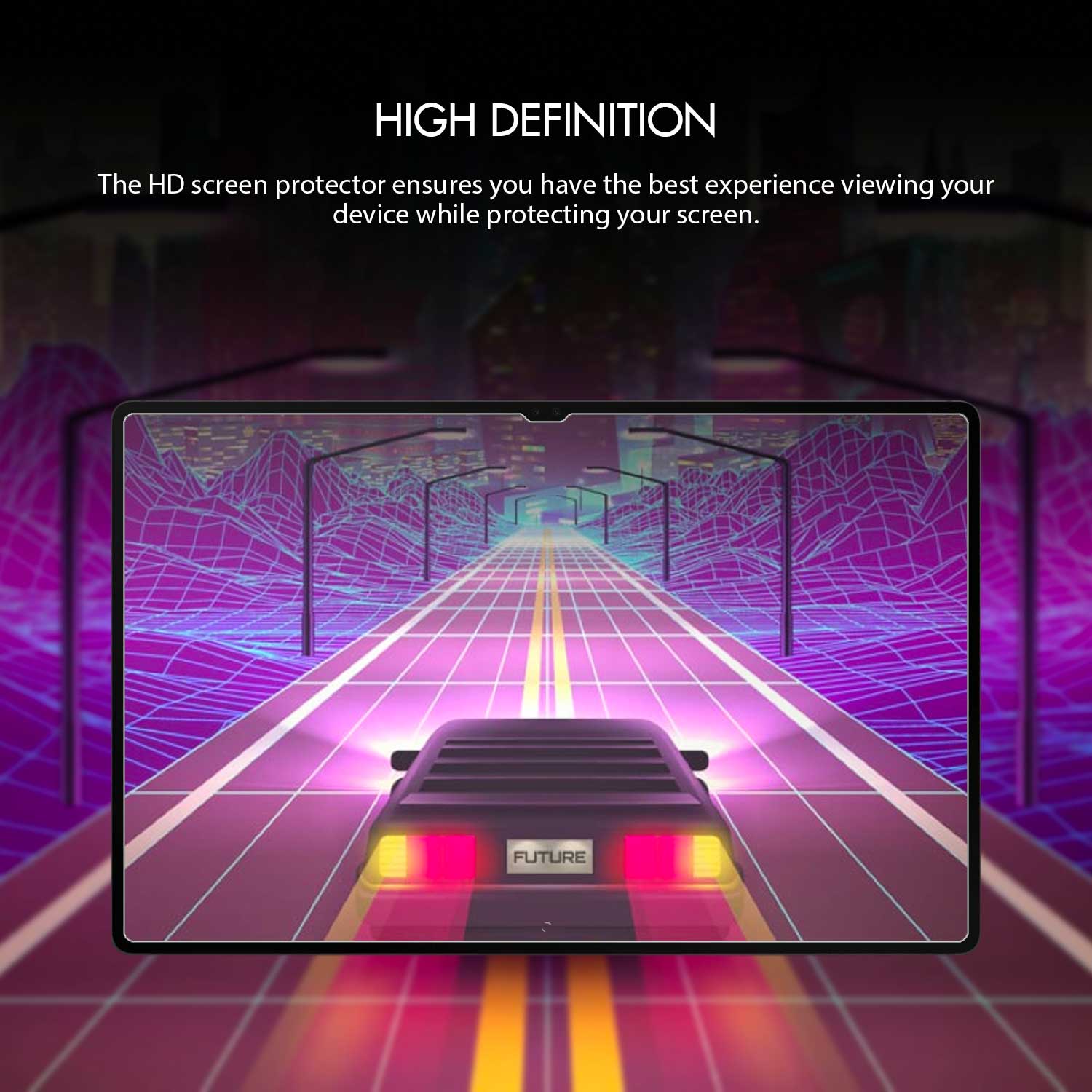 Tough On Samsung Galaxy Tab S10 Ultra / S9 Ultra Premium Tempered Glass Screen Protector