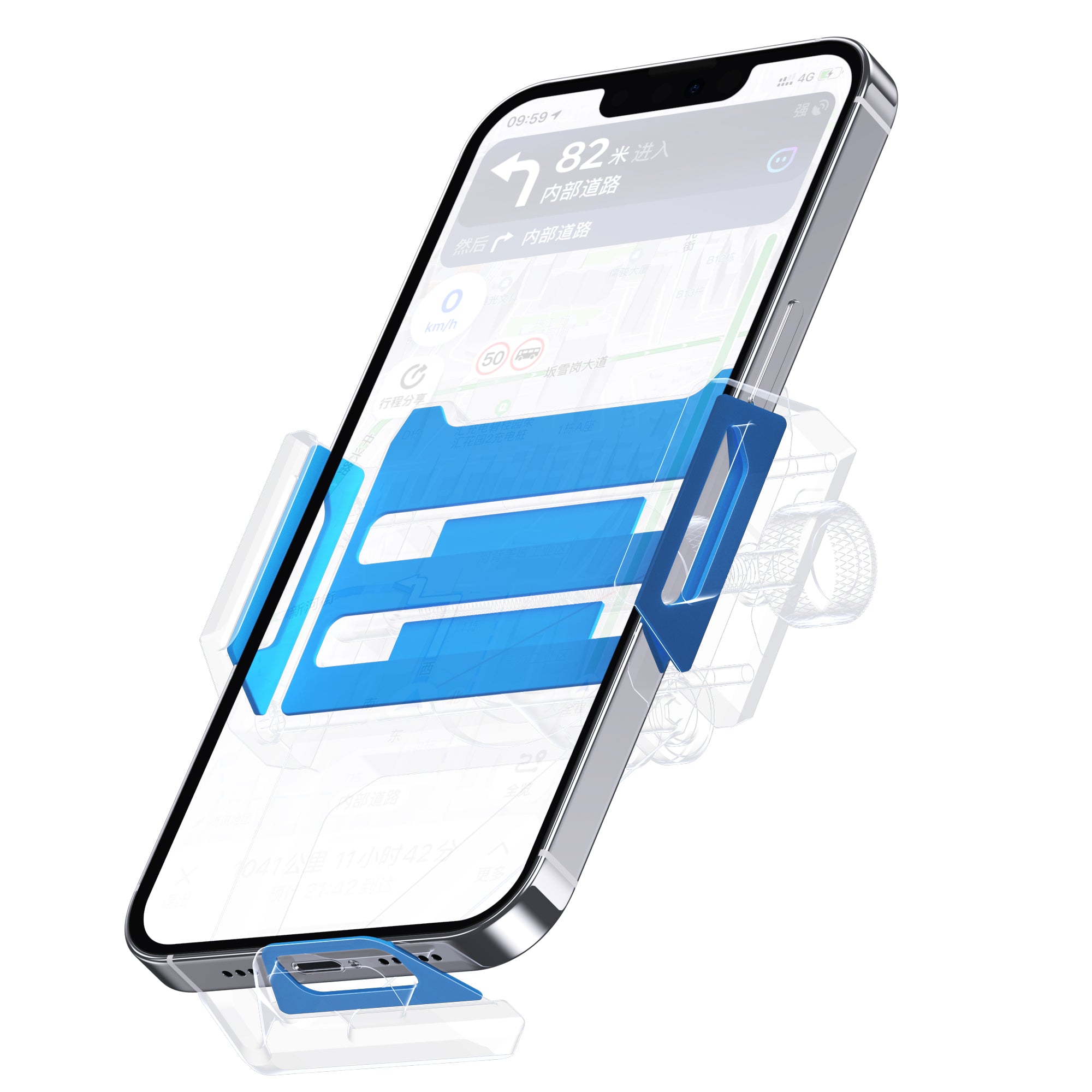 Metal Bike Phone Mount for Smartphones