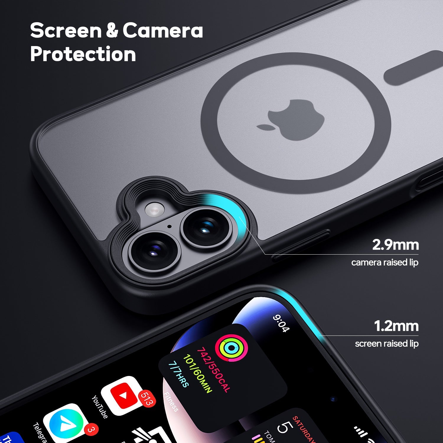 Tough On Matte Case with Magsafe for iPhone
