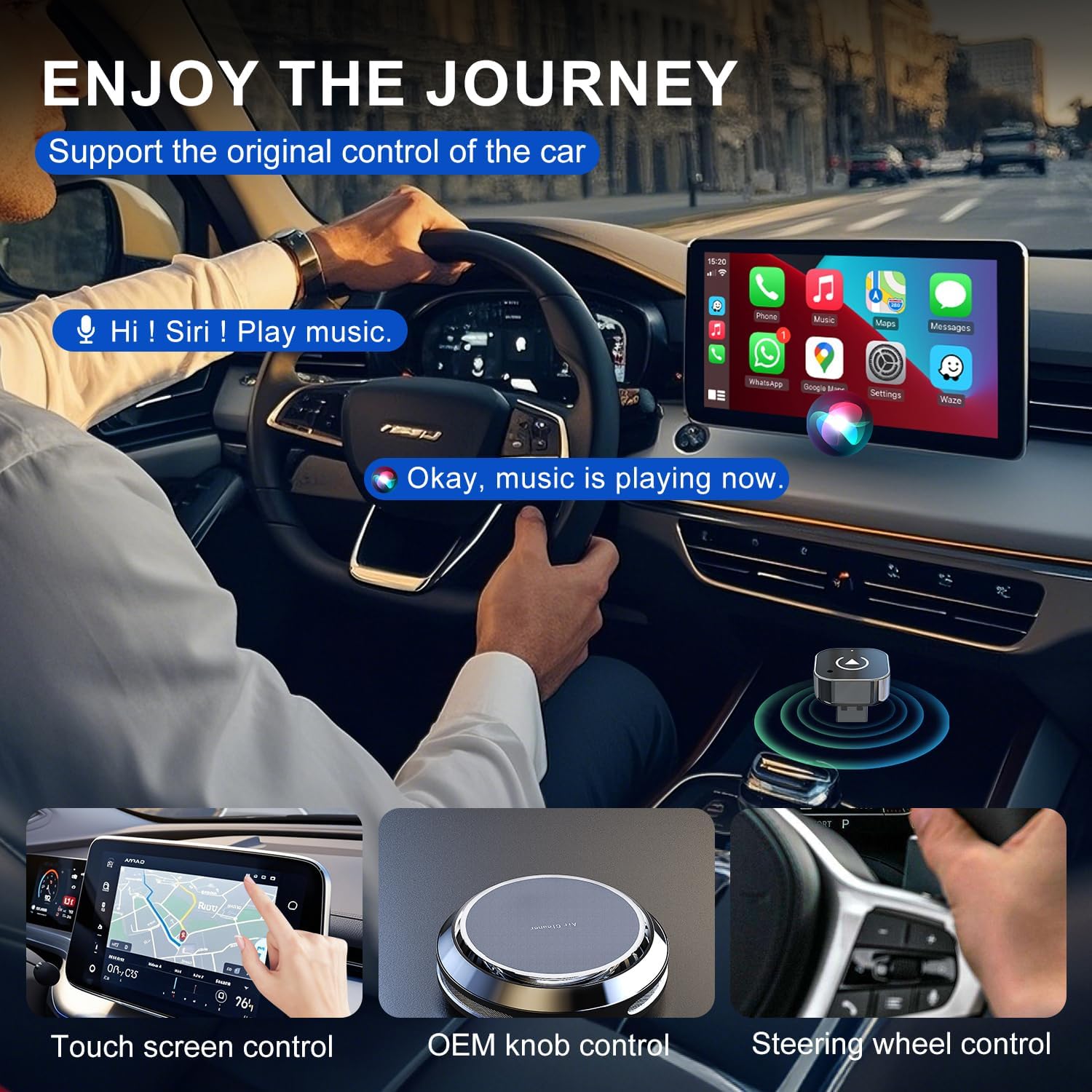 Wireless Carplay and Android Auto Adapter