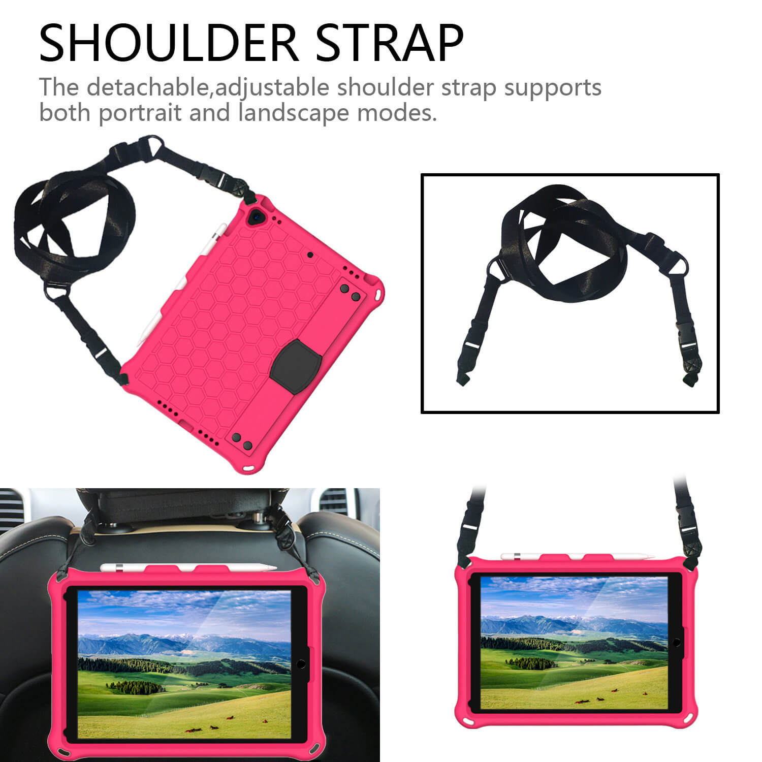 Tough On iPad 7 / 8 / 9th Gen 10.2” Case Beehive Style EVA