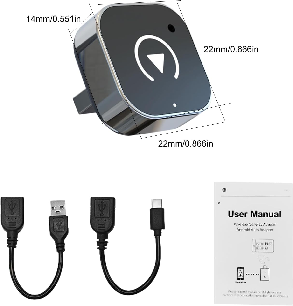 Wireless Carplay and Android Auto Adapter