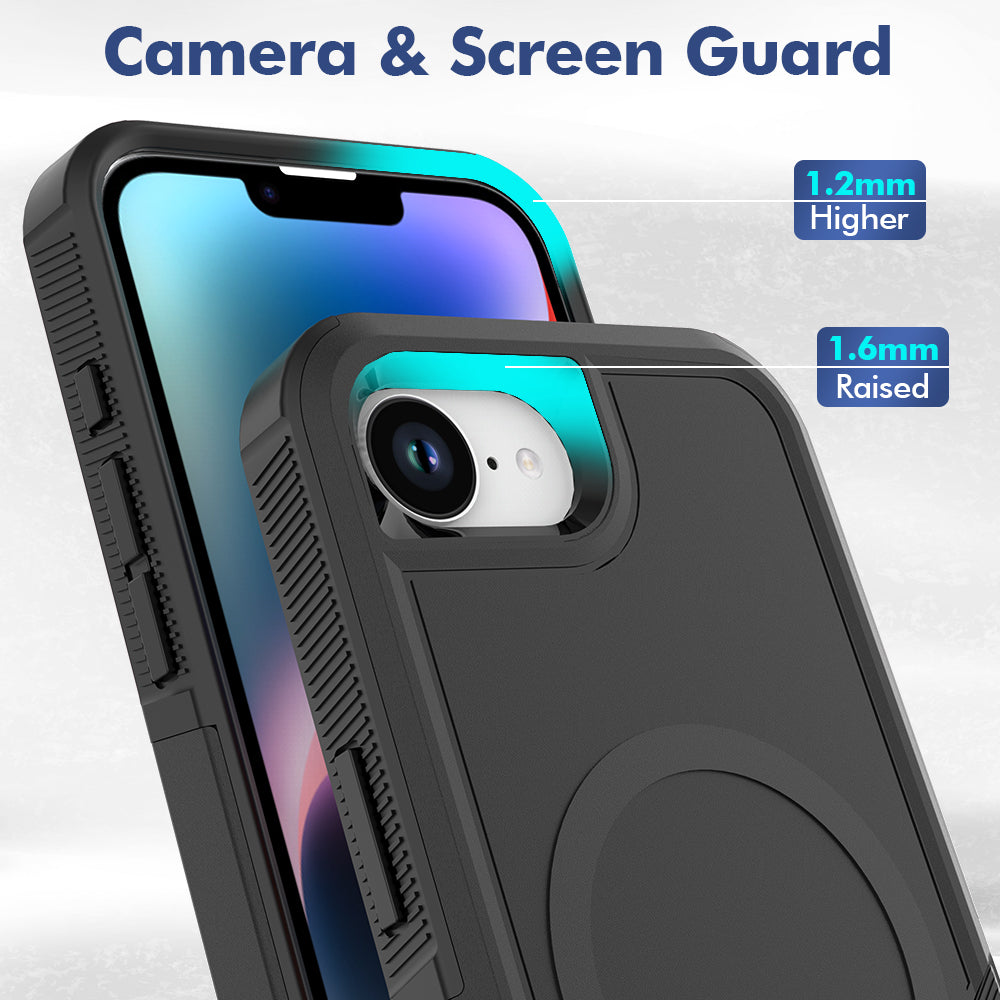 Tough On iPhone 16e Case with MagSafe Armor Black