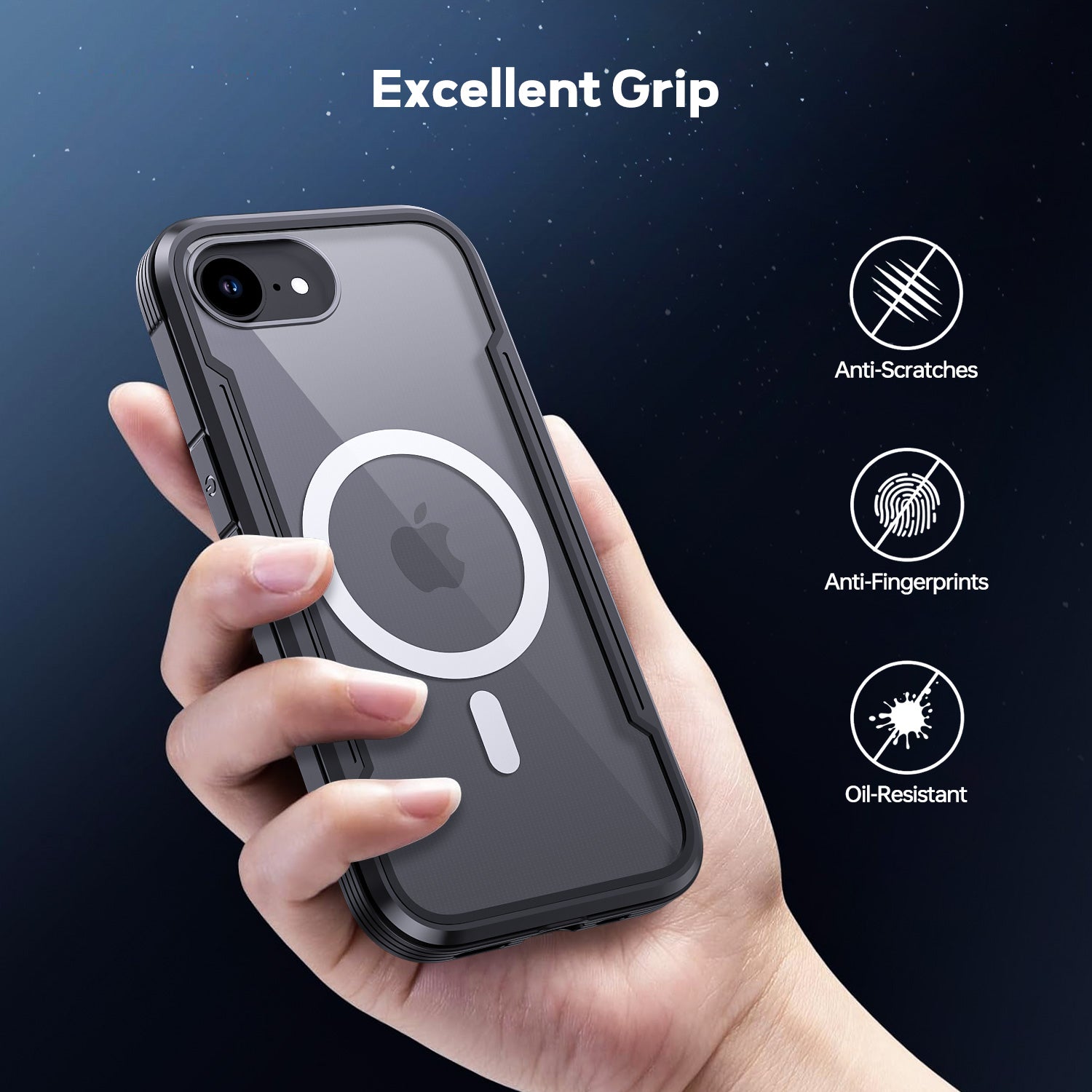 Tough On iPhone 16e Case Iron Shield with MagSafe