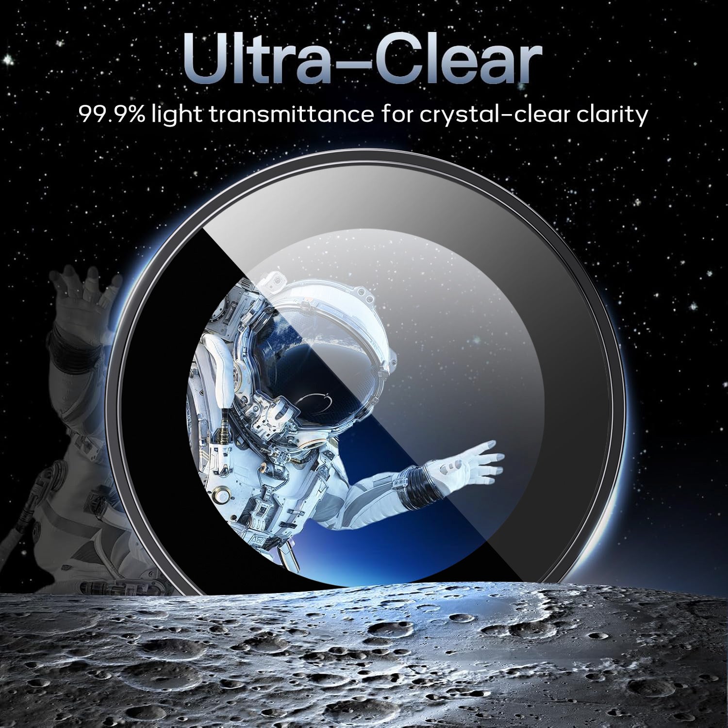 Tough On iPhone 16e Camera lens Protector Tempered Glass Individual Ring