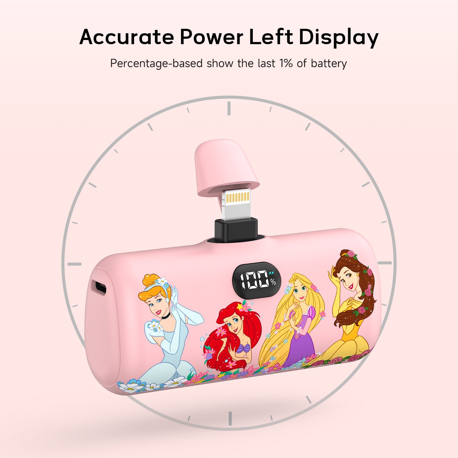 Disney Compact Power Bank 5000mAh with Lightning Connector