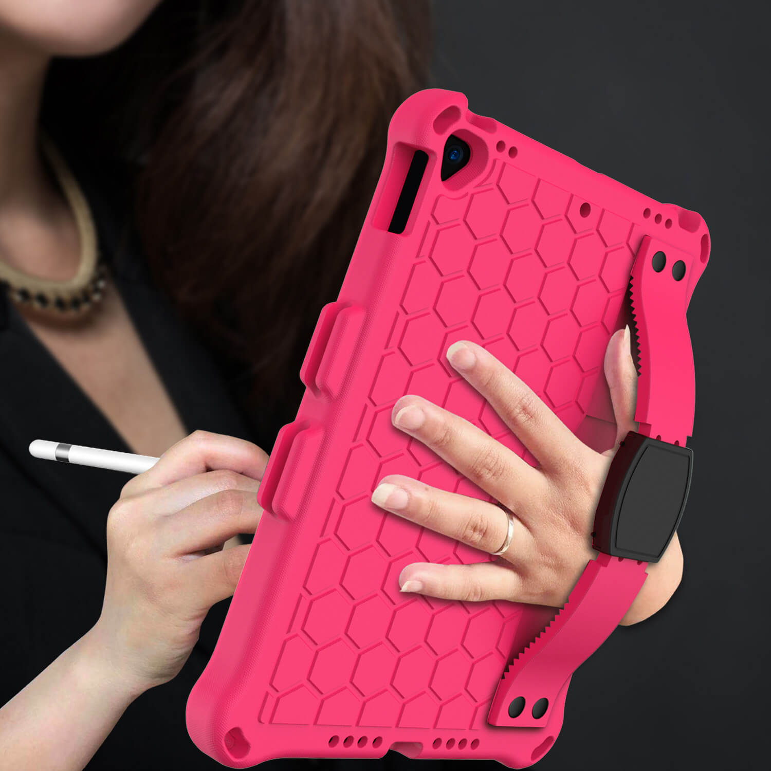 Tough On iPad 7 / 8 / 9th Gen 10.2” Case Beehive Style EVA
