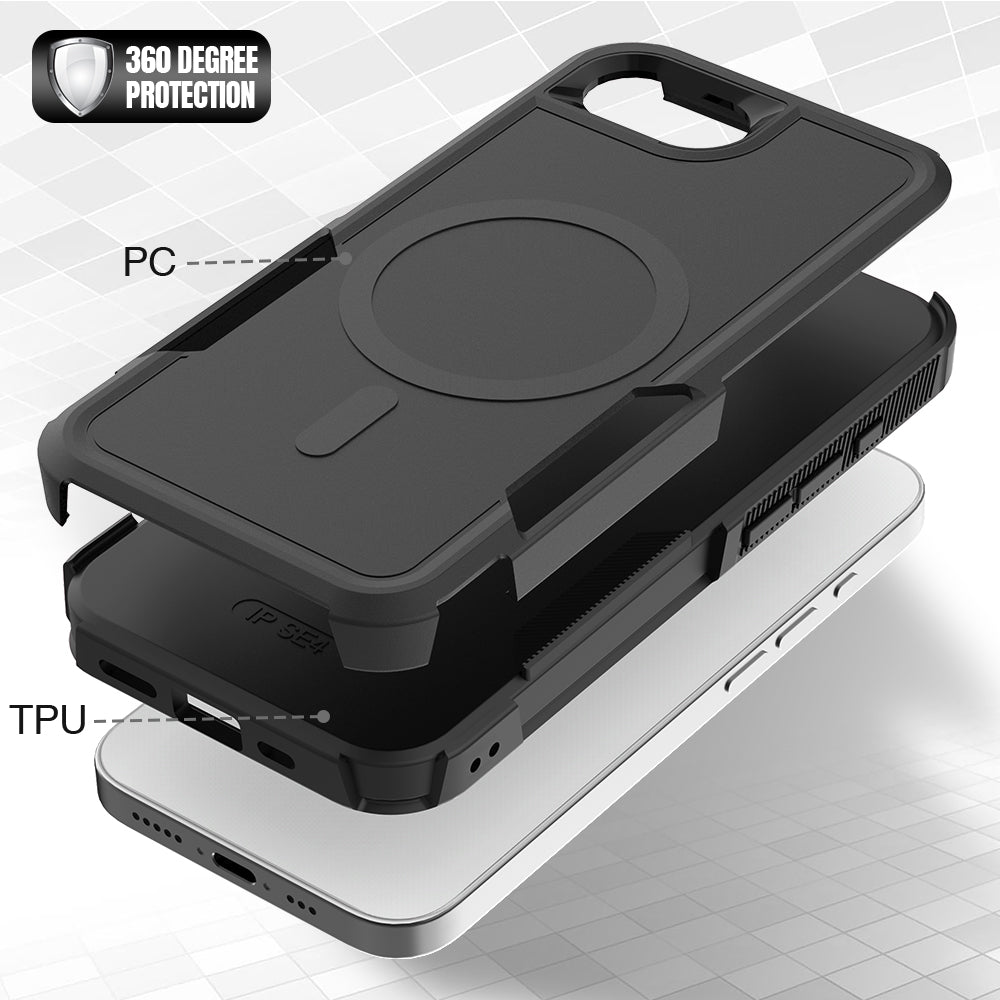 Tough On iPhone 16e Case with MagSafe Armor Black