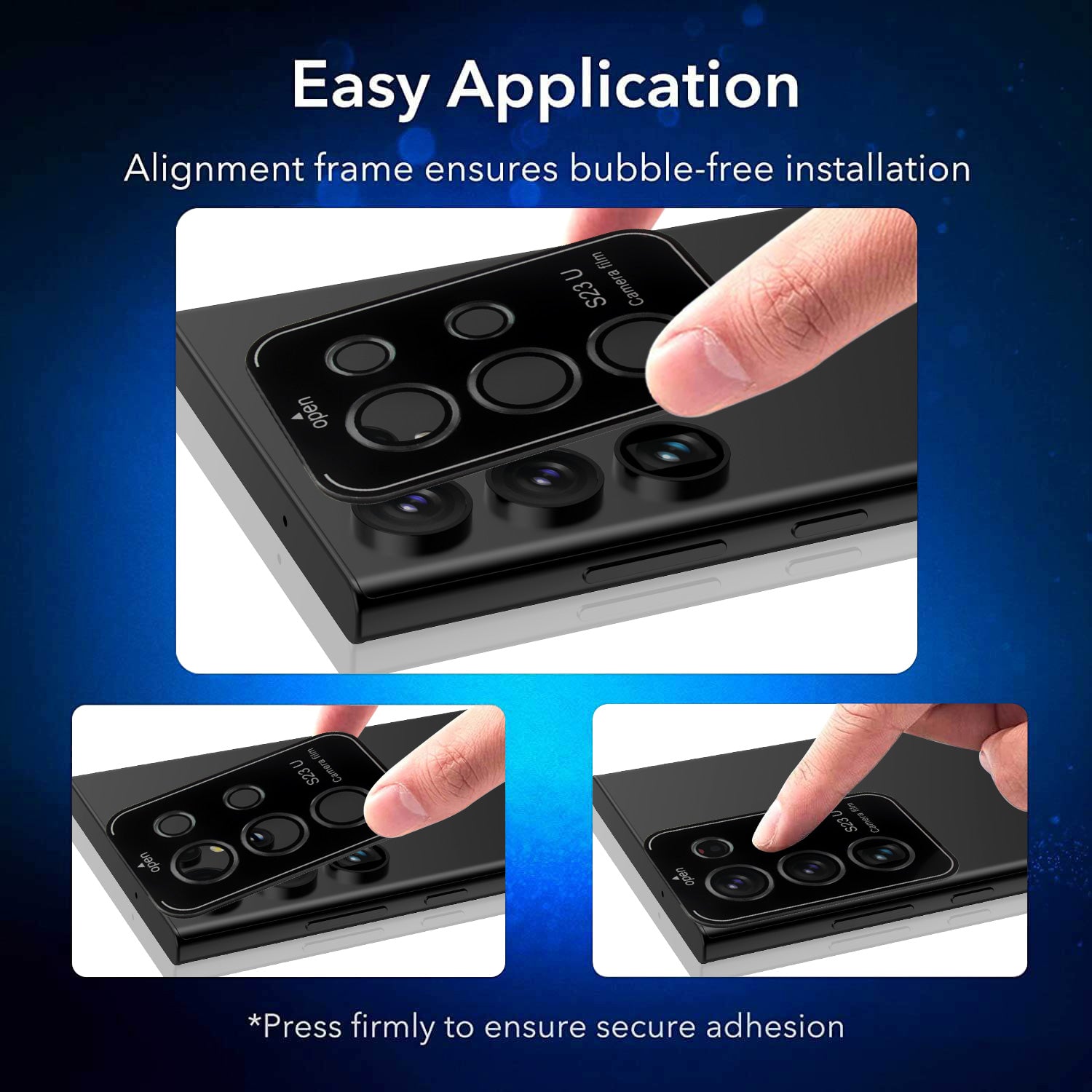 Tough On Samsung Galaxy S23 / S23 Plus Rear Camera Lens Protector